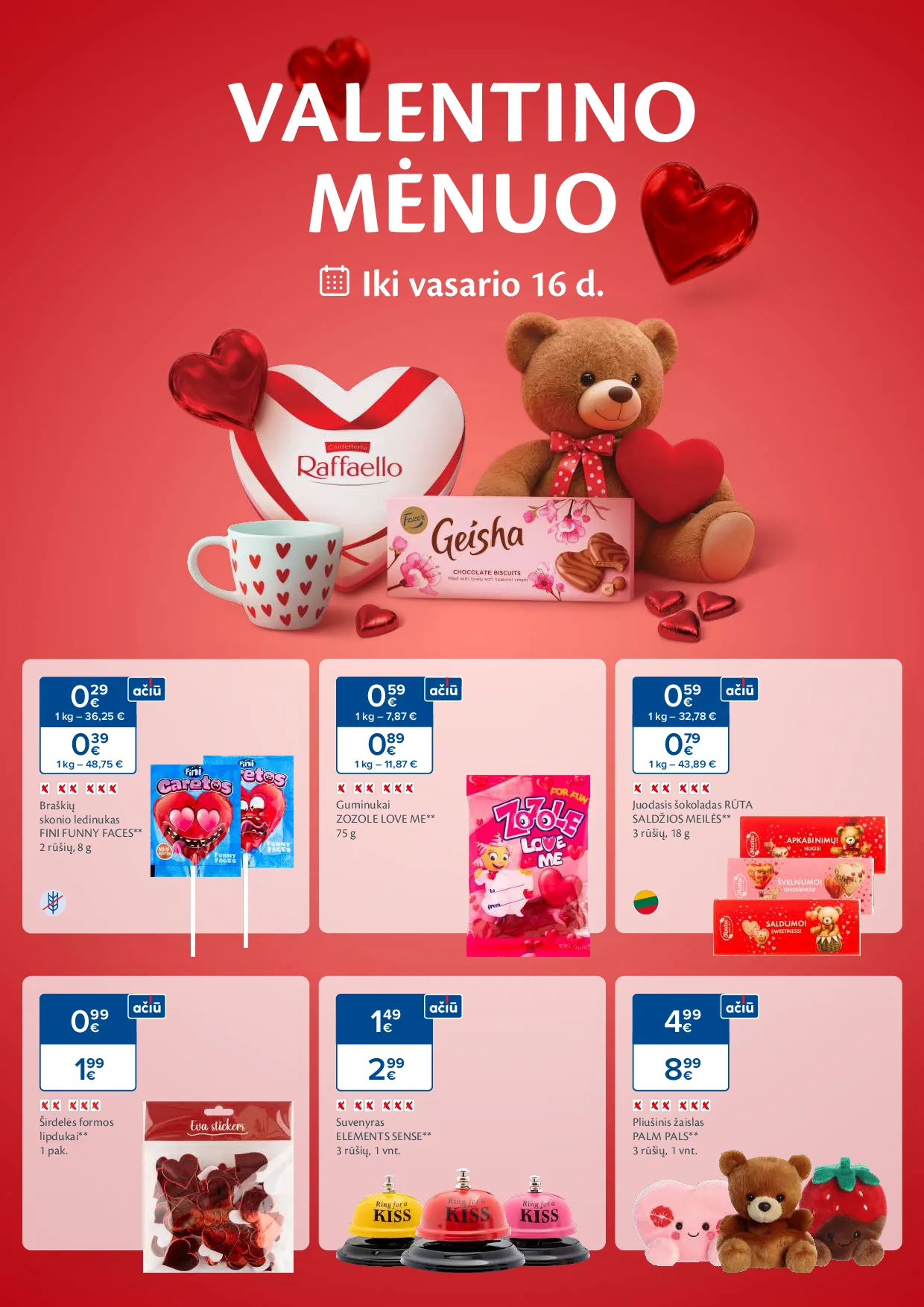 Maxima valentino mėnuo – 1 psl.