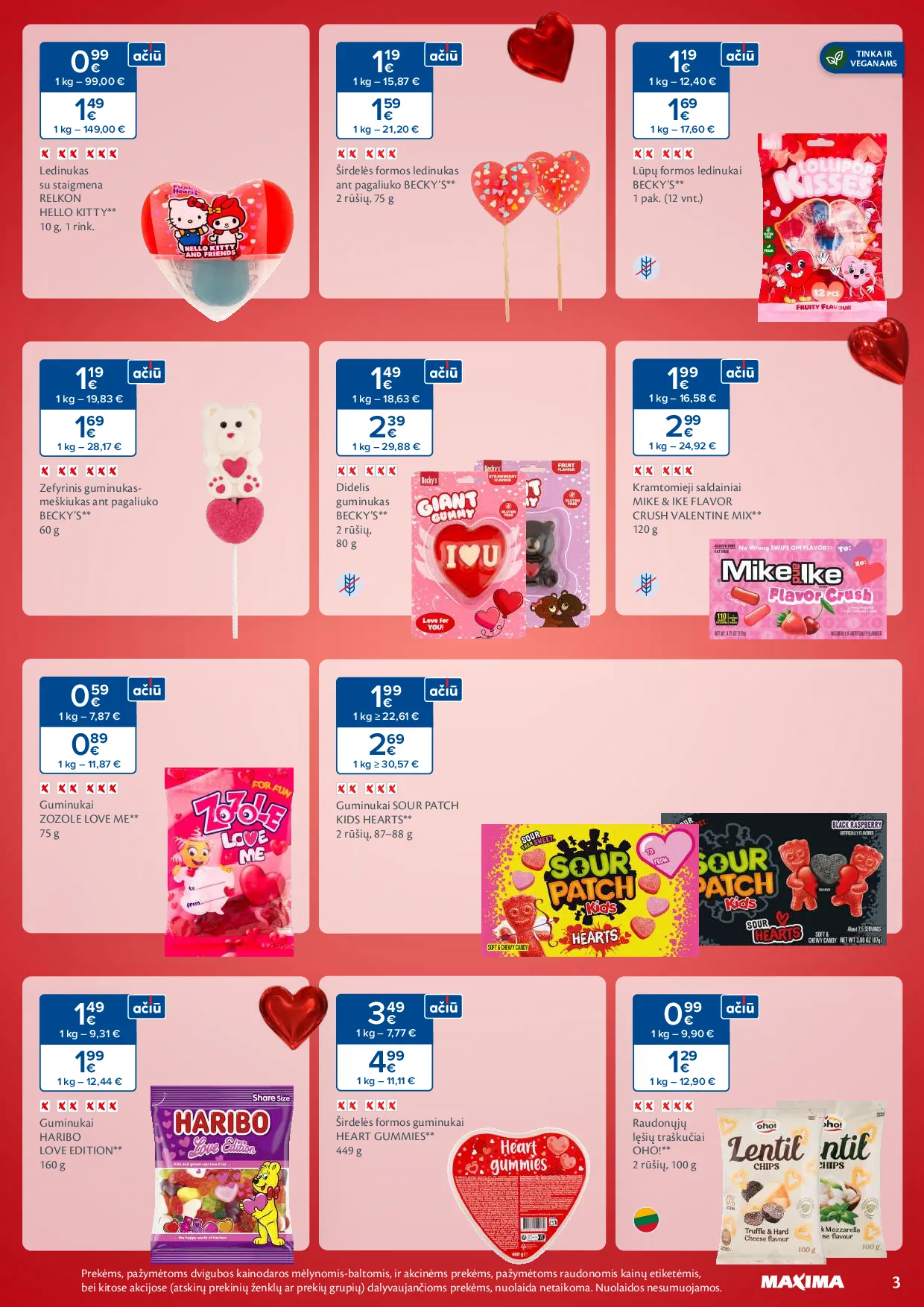 Maxima valentino mėnuo – 3 psl.