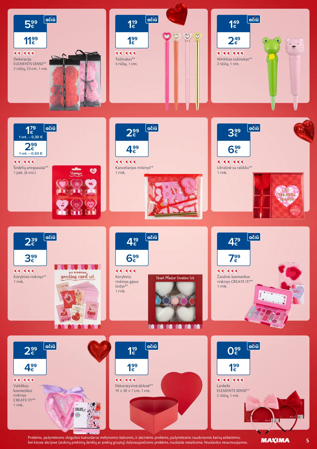 Maxima valentino mėnuo – 5 psl.