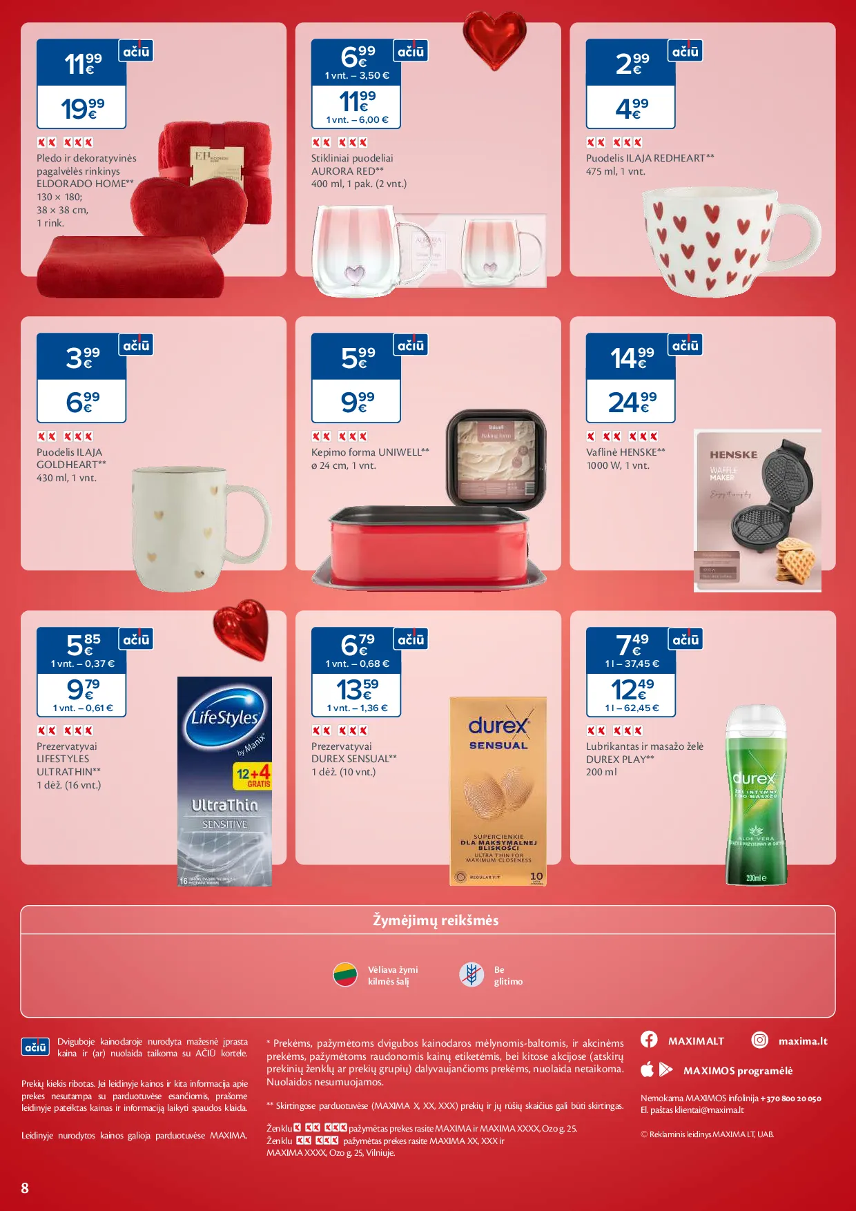 Maxima valentino mėnuo – 8 psl.