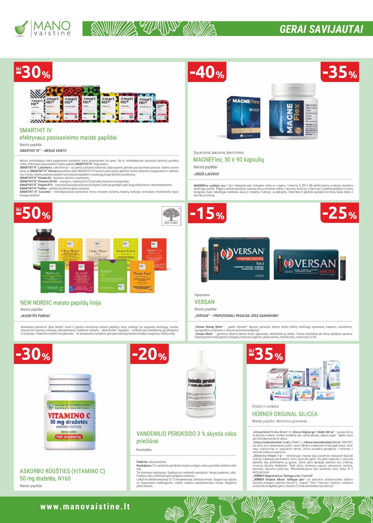 Mano vaistinė leidinys – 10 psl.
