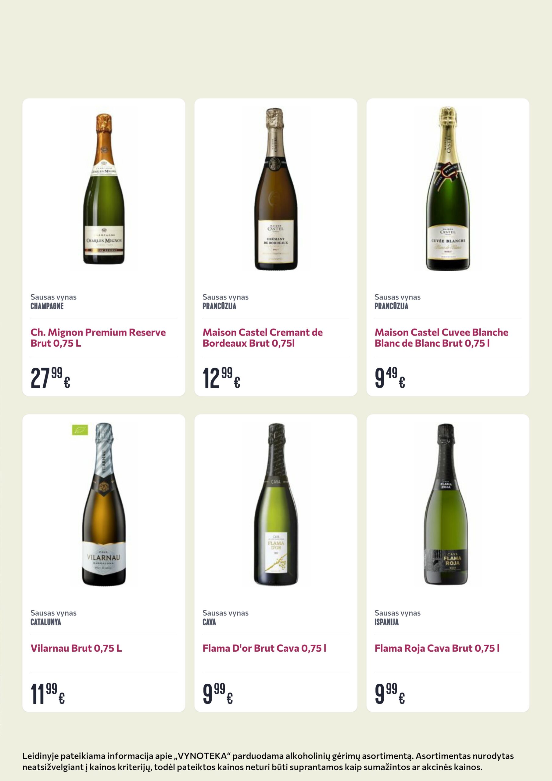 Vynoteka leidinys (gėrimų) – 10 psl.