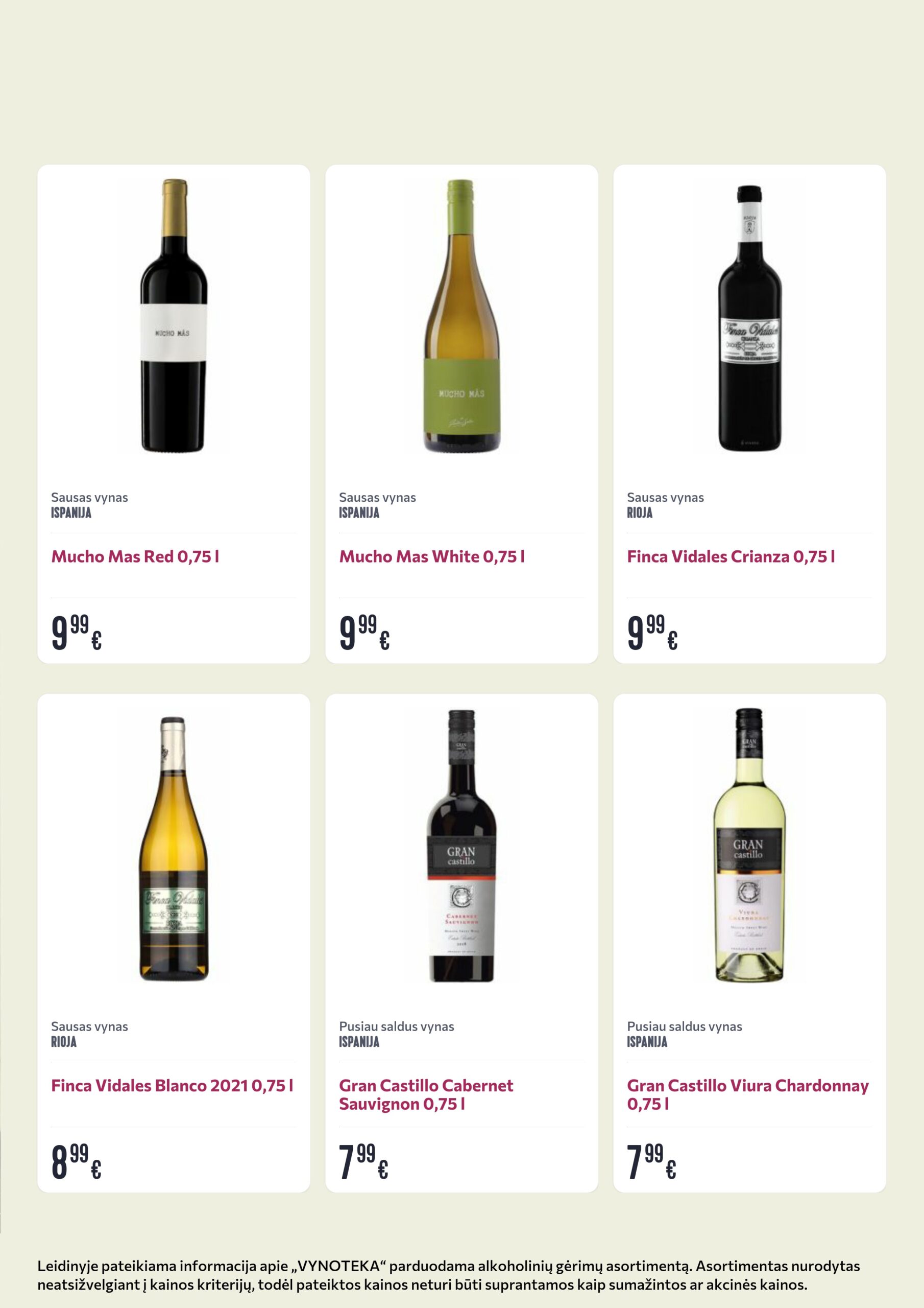 Vynoteka leidinys (gėrimų) – 7 psl.