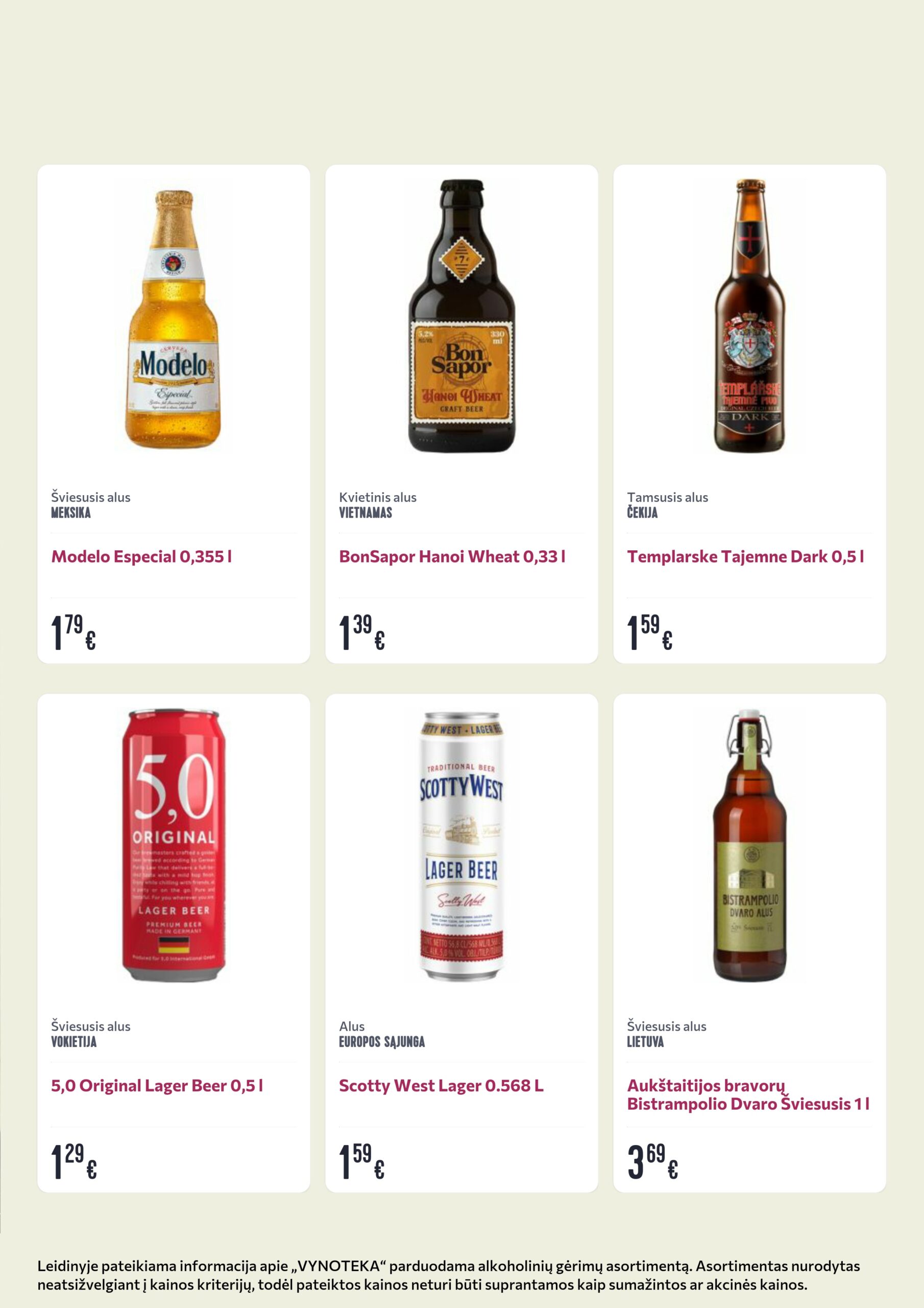 Vynoteka leidinys (gėrimų) – 2 psl.