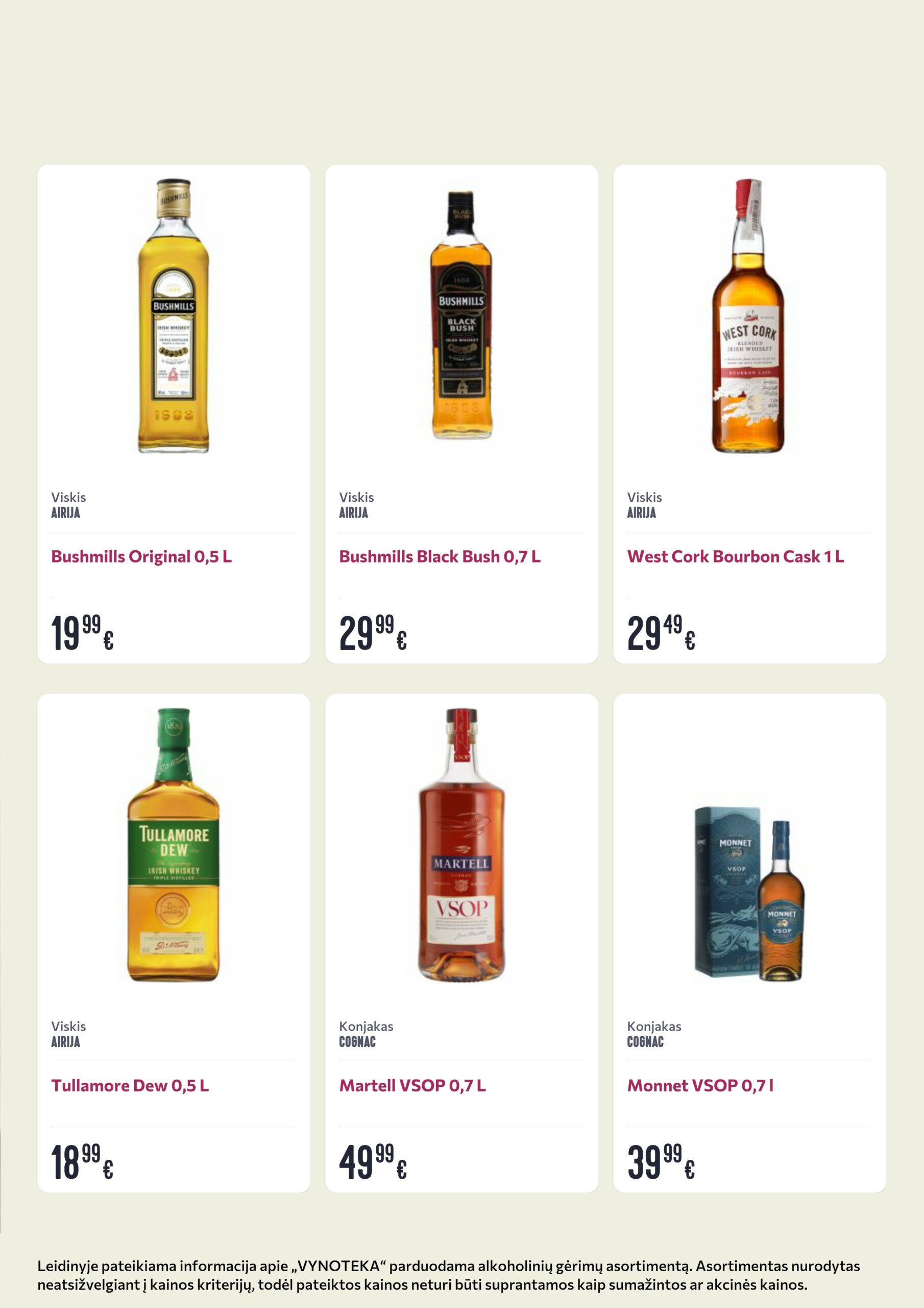 Vynoteka leidinys (gėrimų) – 16 psl.