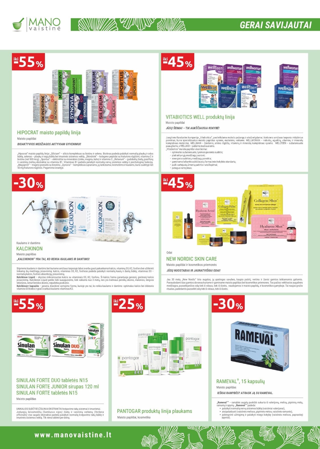 Mano vaistinė leidinys – 8 psl.