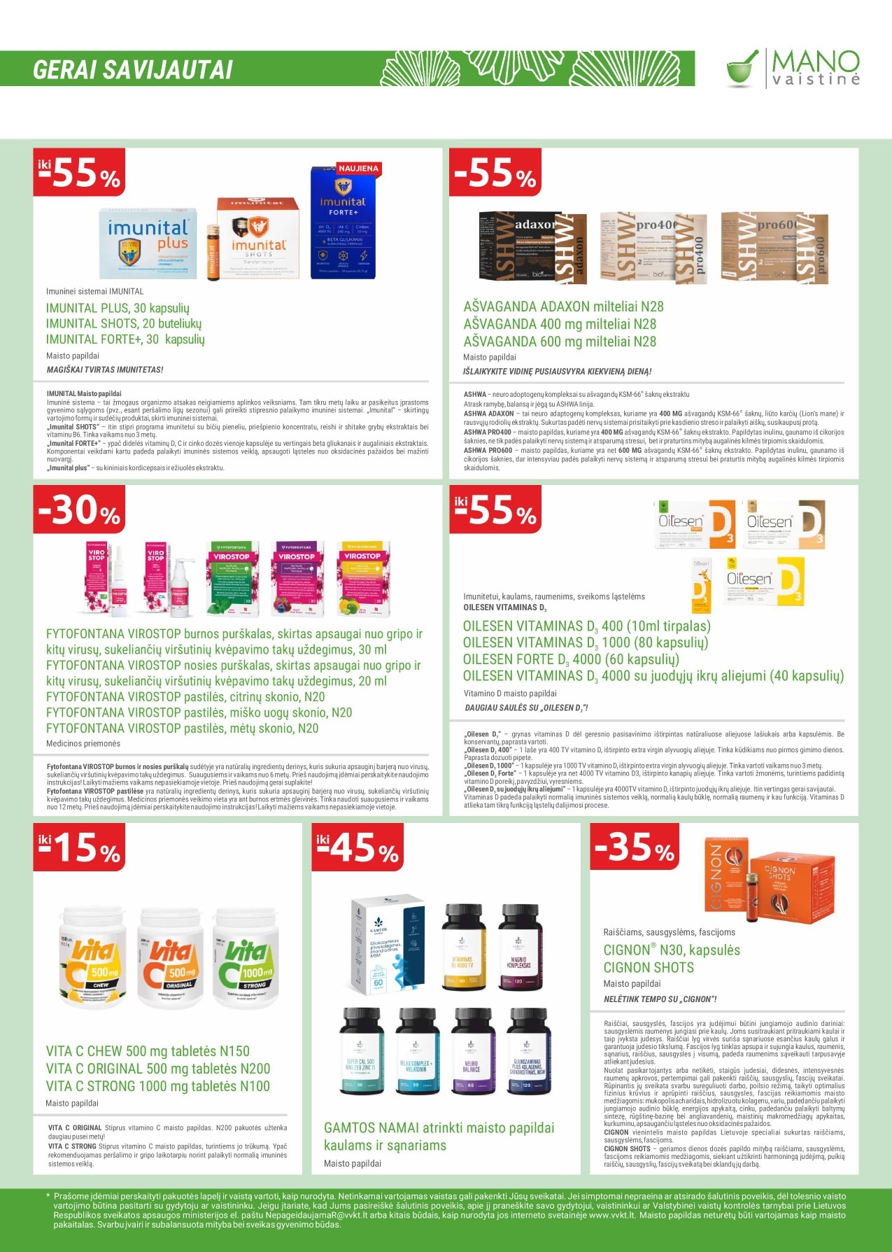 Mano vaistinė leidinys – 11 psl.