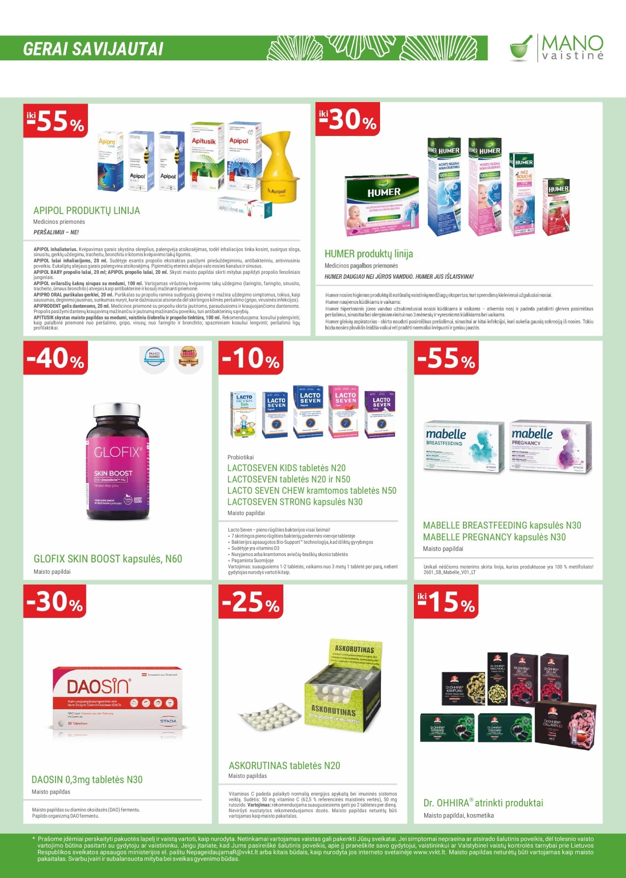 Mano vaistinė leidinys – 9 psl.