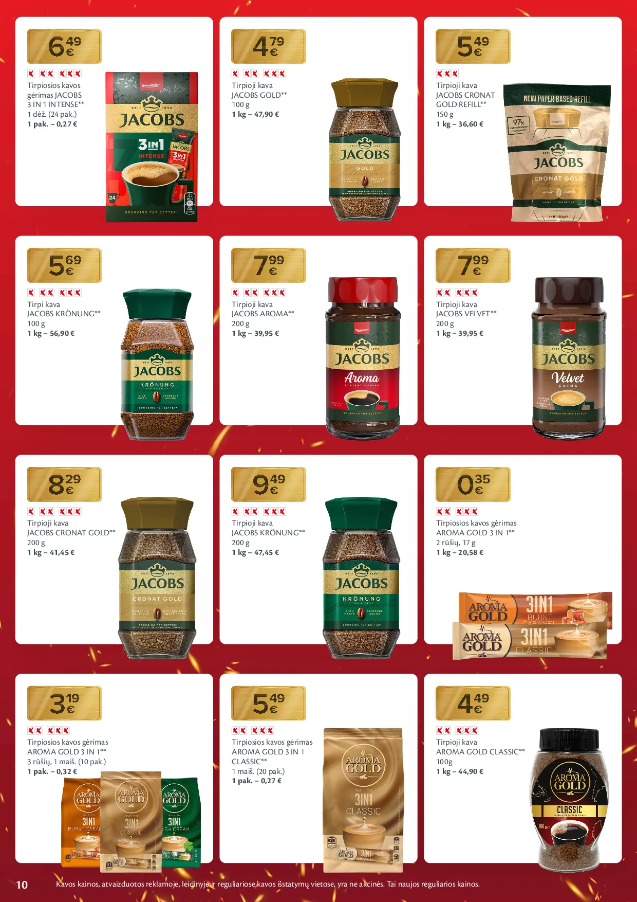 Nukalta kaina – visada kaip per akciją – 10 psl.