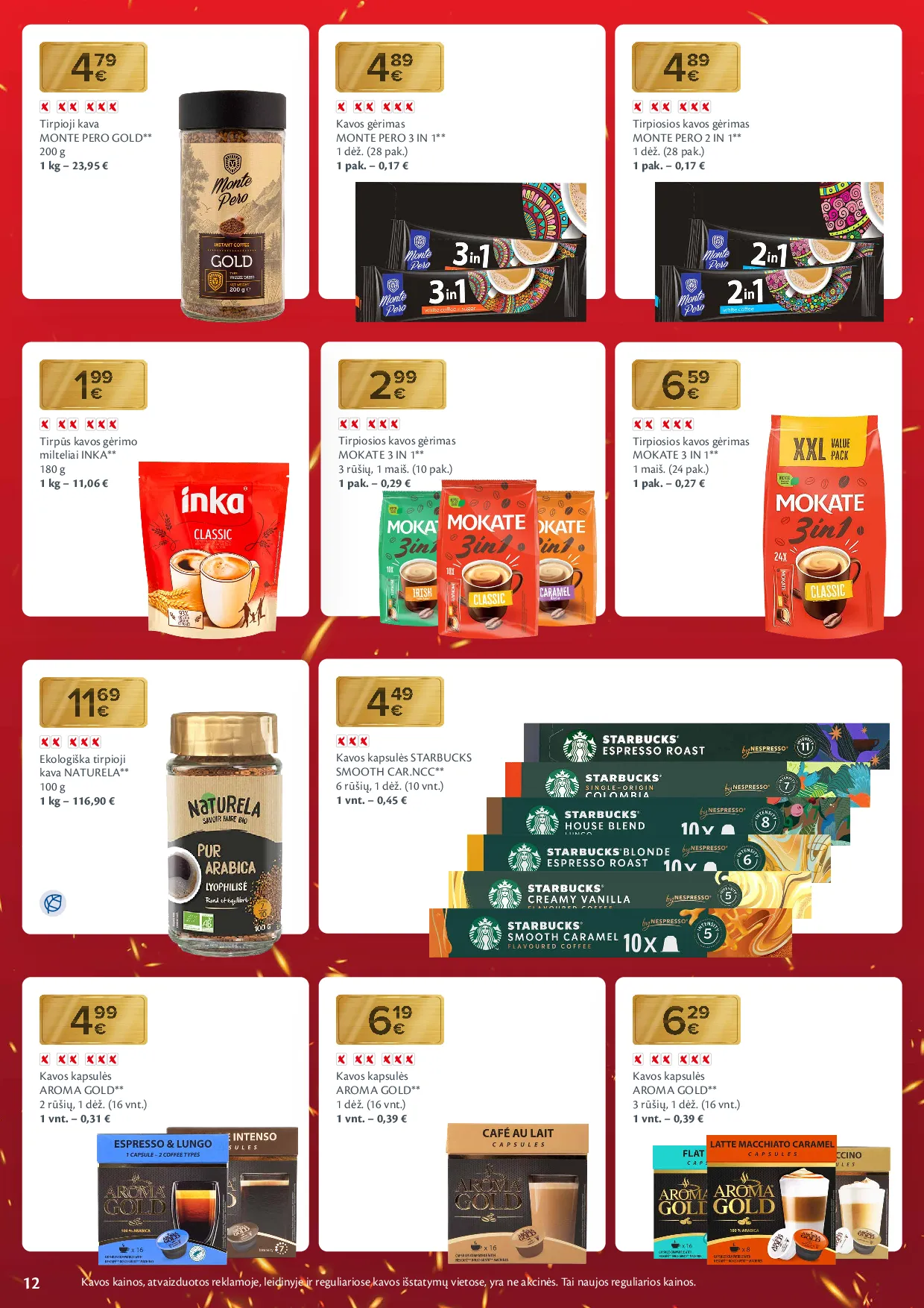 Nukalta kaina – visada kaip per akciją – 12 psl.