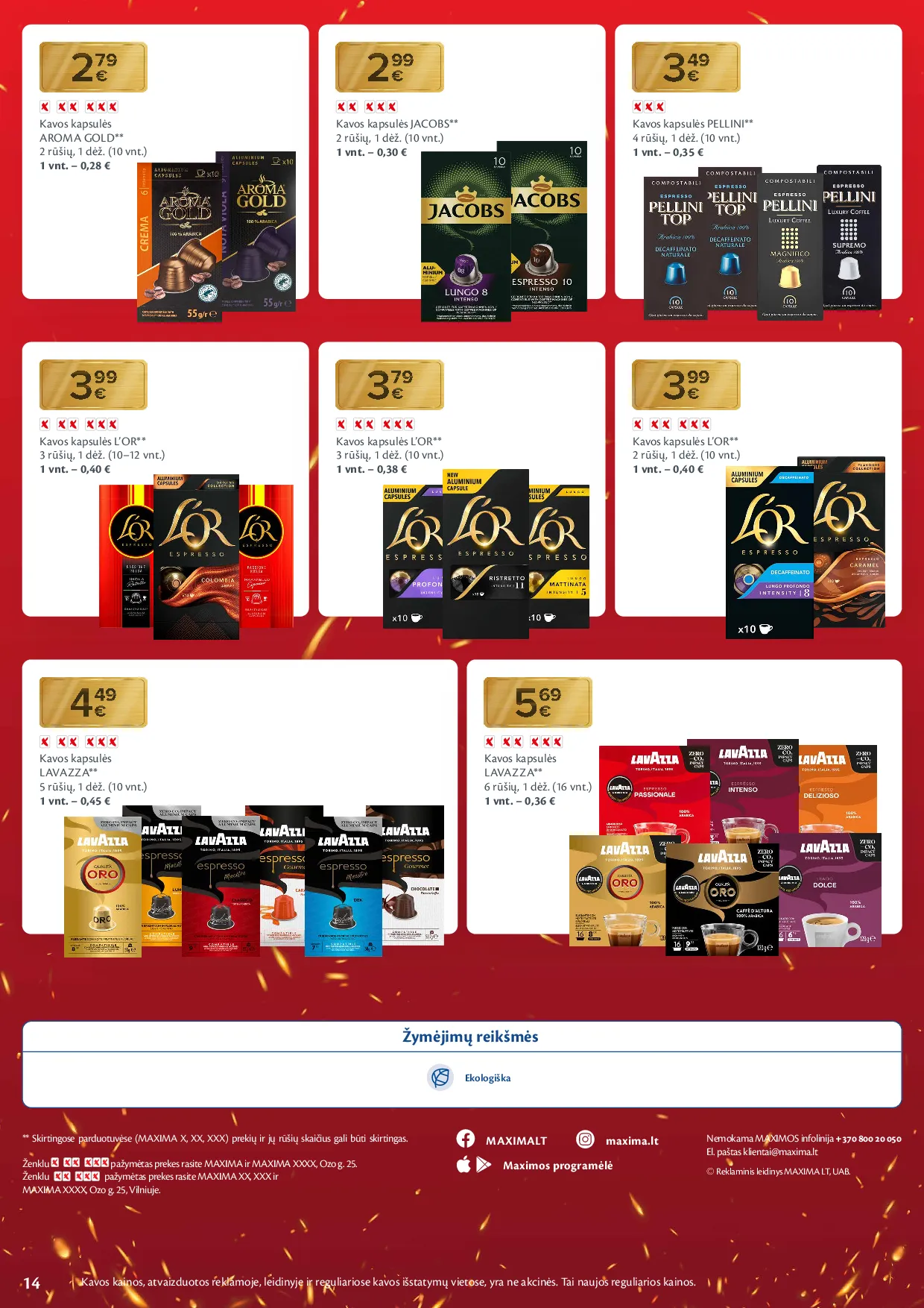 Nukalta kaina – visada kaip per akciją – 14 psl.