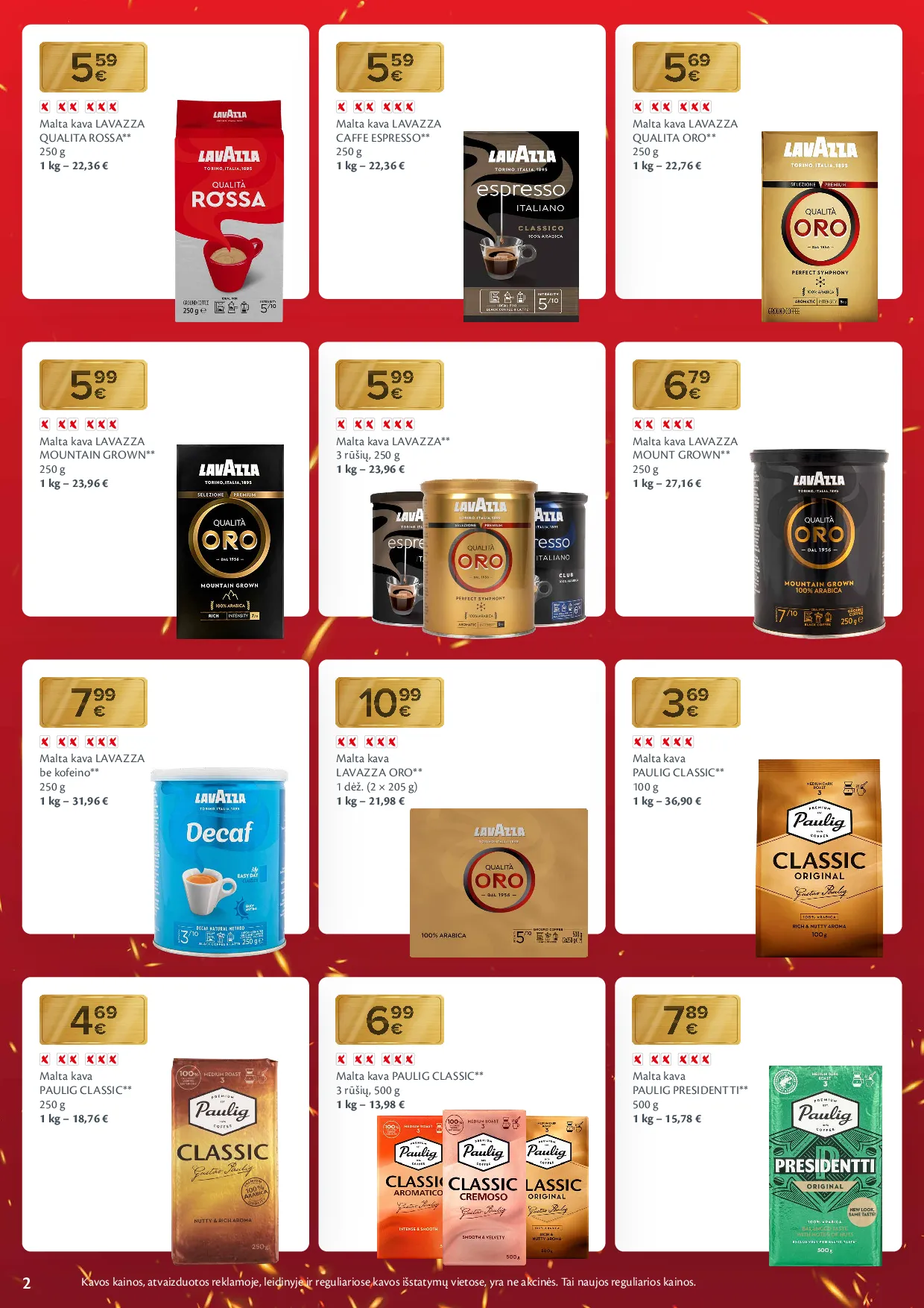 Nukalta kaina – visada kaip per akciją – 2 psl.