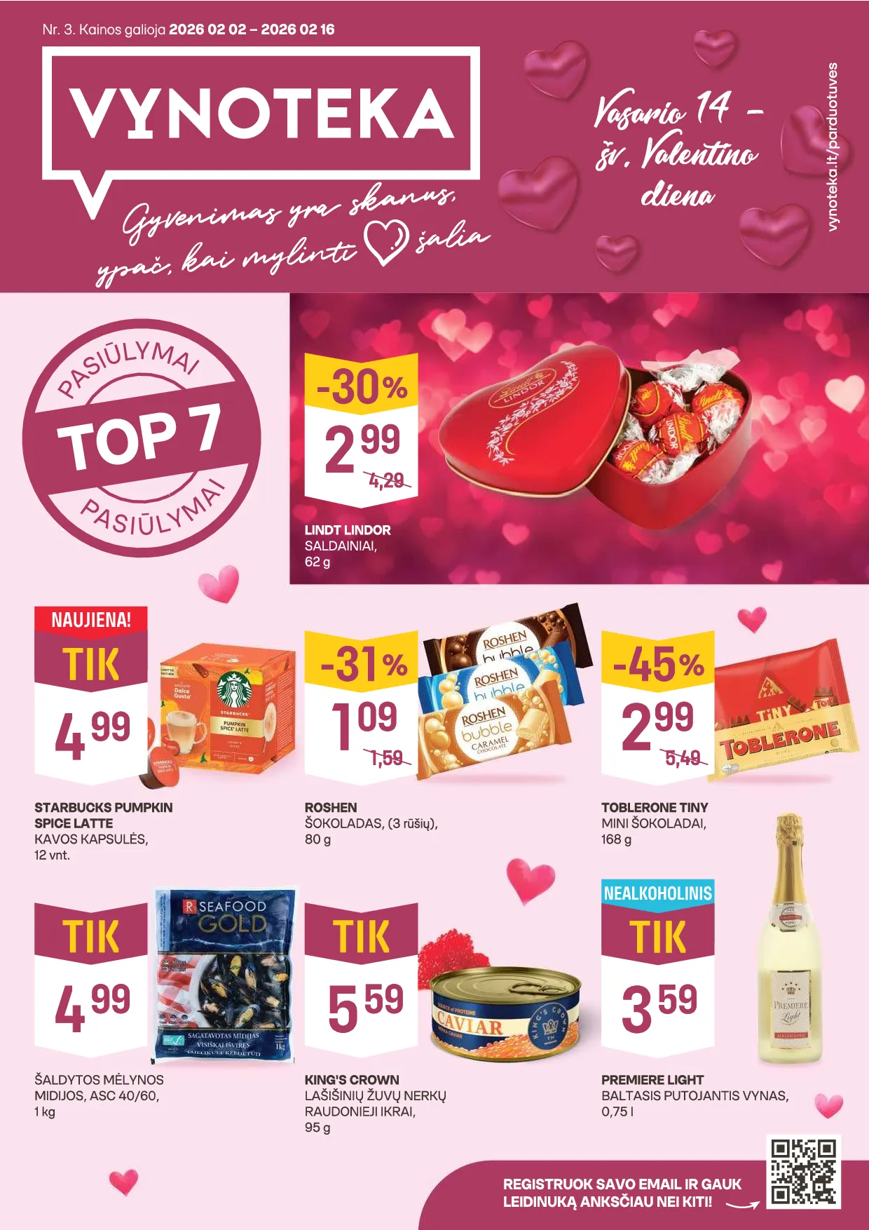 Vynoteka maisto leidinys – 1 psl.