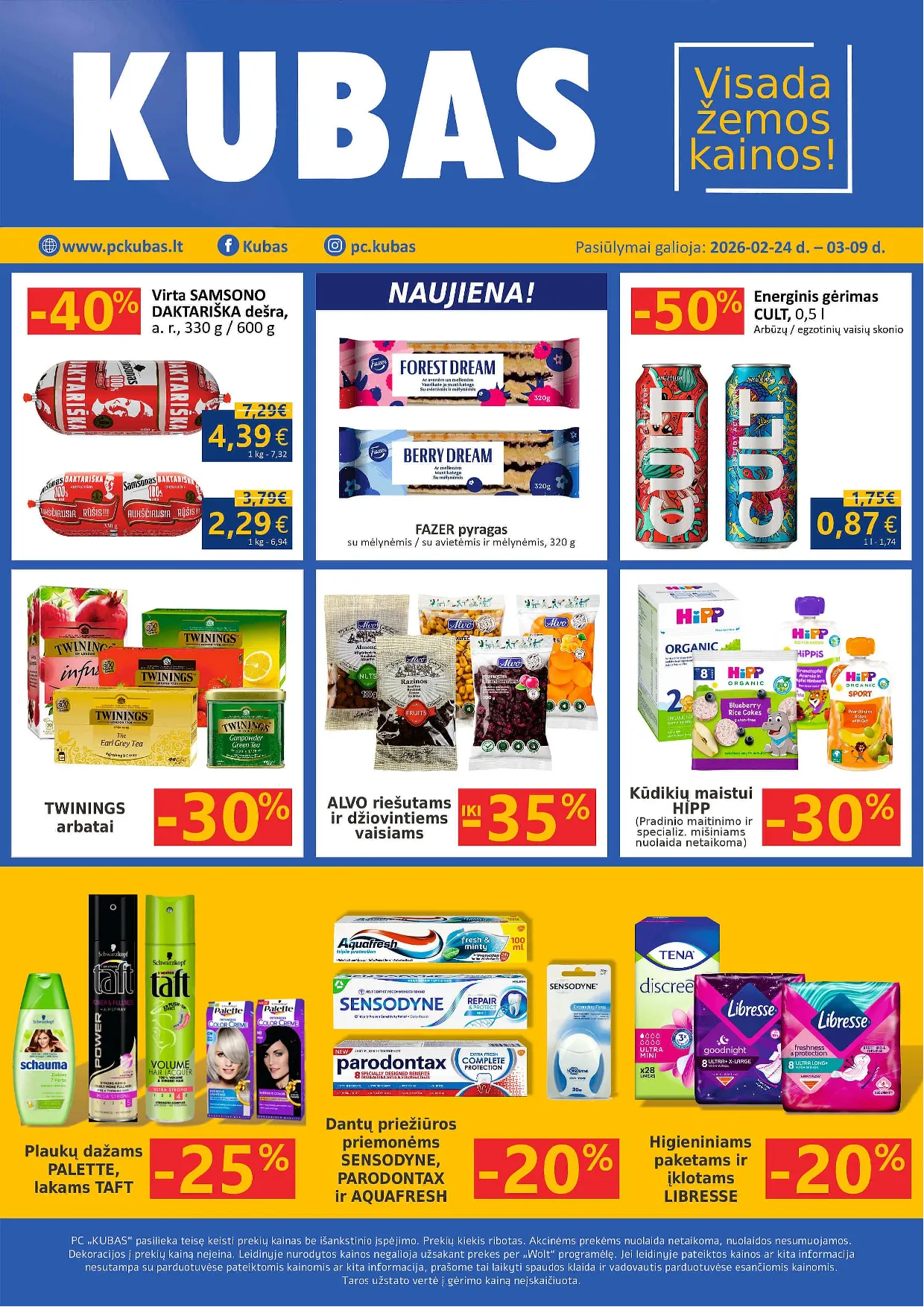 Kubas leidinys – 1 psl.