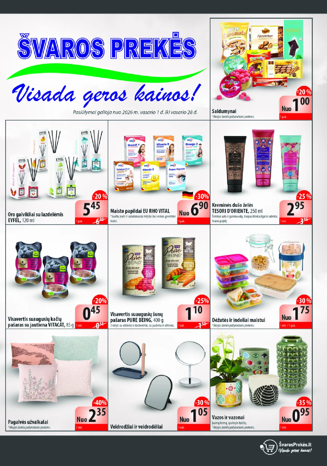 Švaros prekės akcijų leidinys – 1 psl.