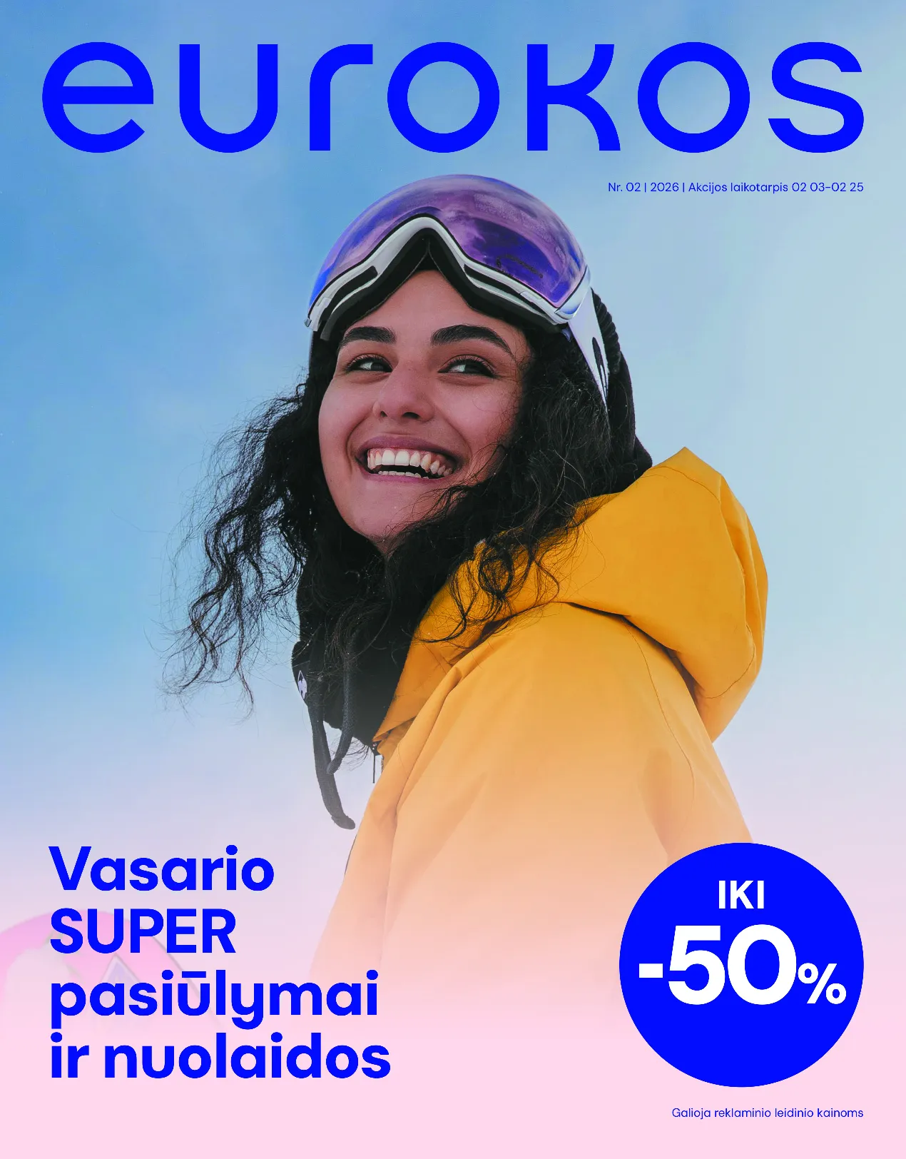 Eurokos akcijų leidinys – 1 psl.