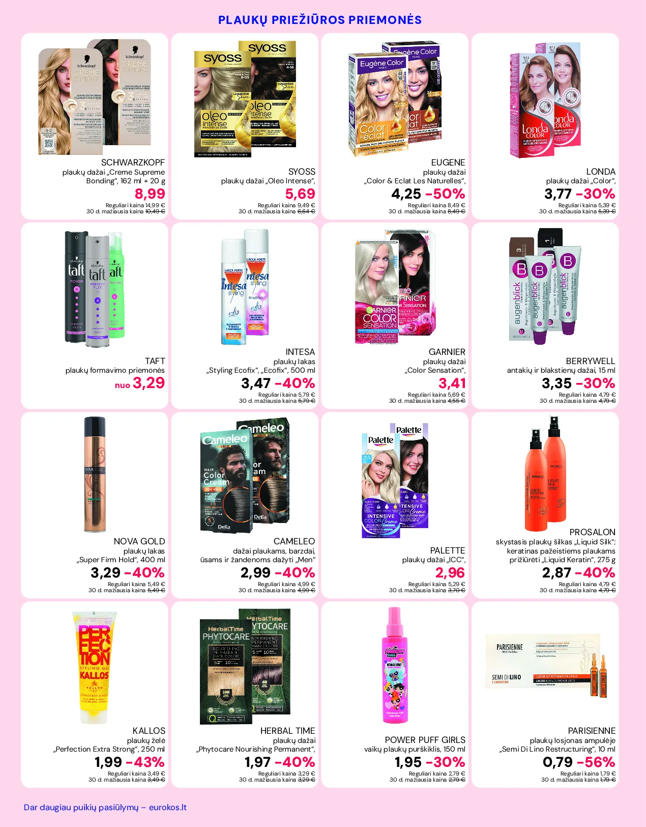 Eurokos akcijų leidinys – 10 psl.