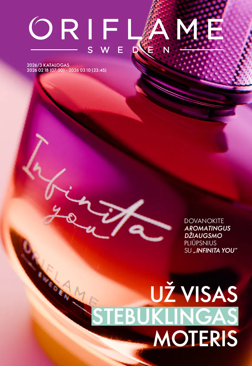 Oriflame katalogas – 1 psl.