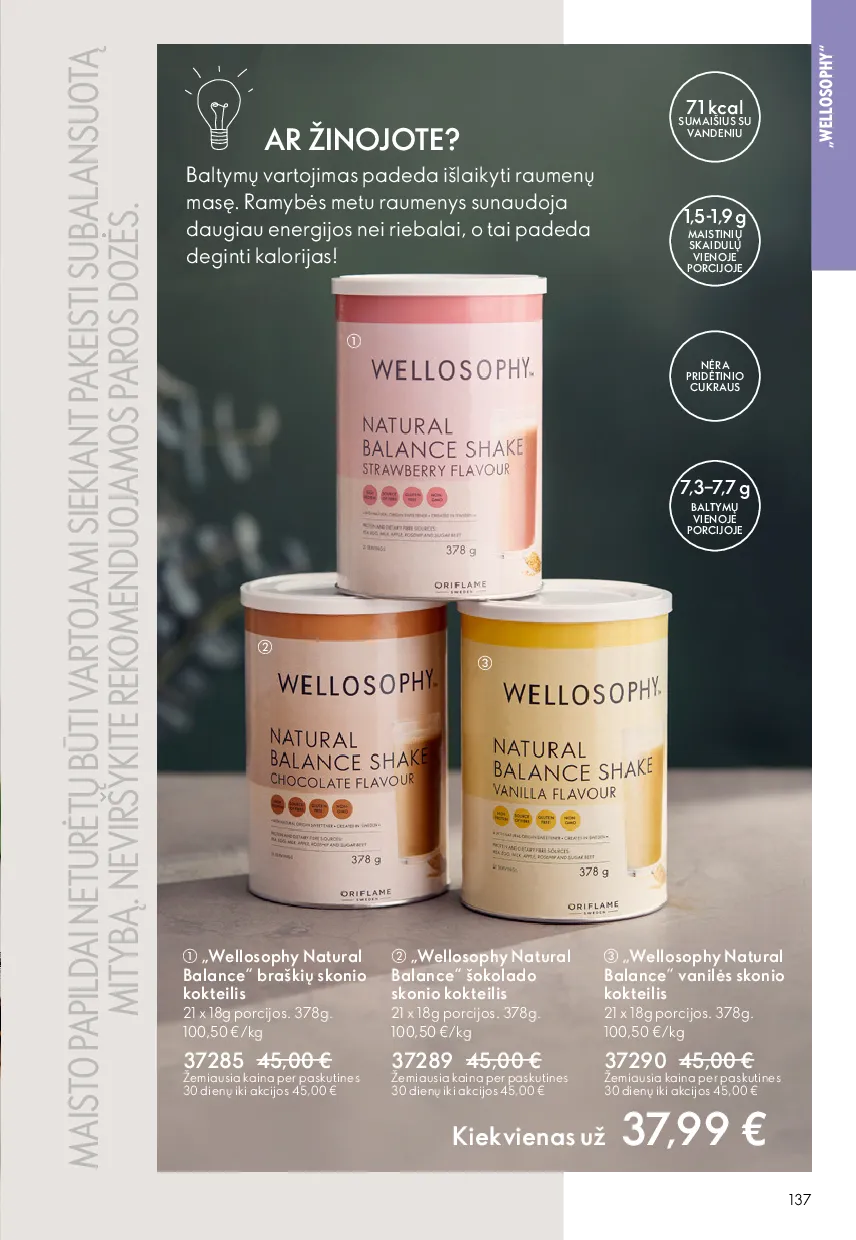 Oriflame katalogas – 137 psl.