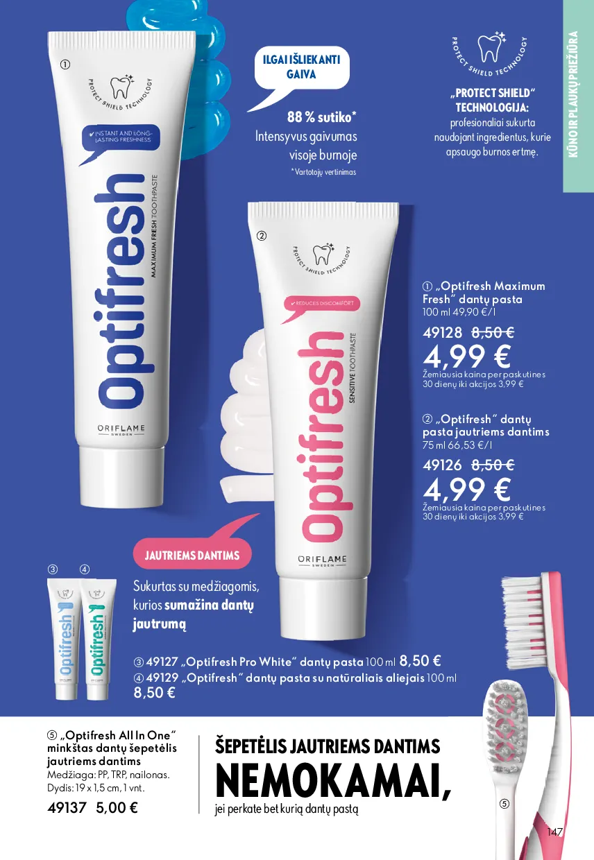 Oriflame katalogas – 147 psl.