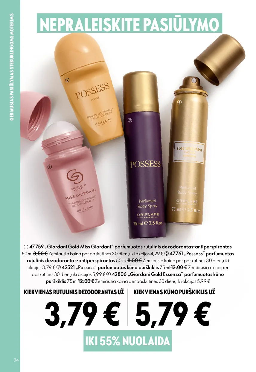 Oriflame katalogas – 34 psl.