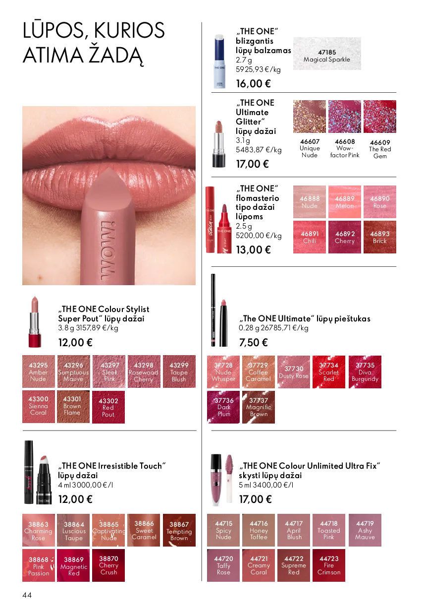 Oriflame katalogas – 44 psl.