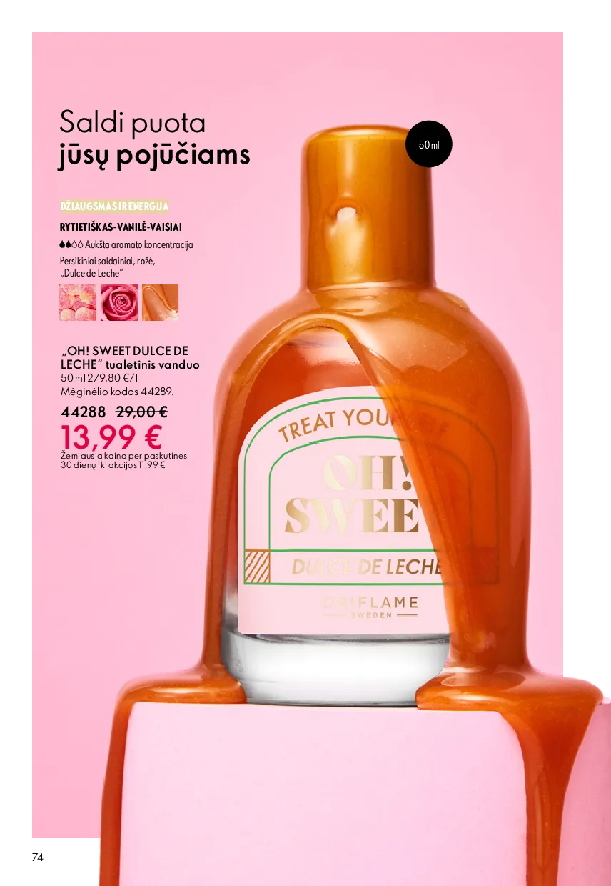 Oriflame katalogas – 74 psl.