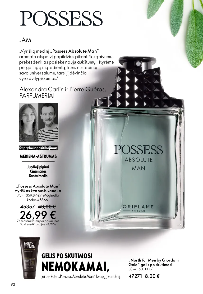 Oriflame katalogas – 92 psl.