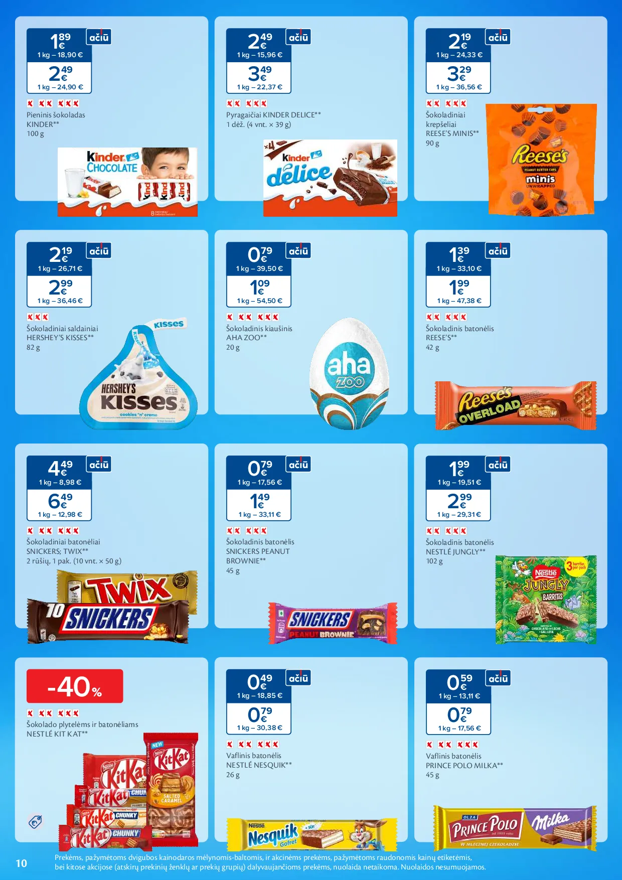 Maxima saldumynų ir užkandžių mėnuo – 10 psl.