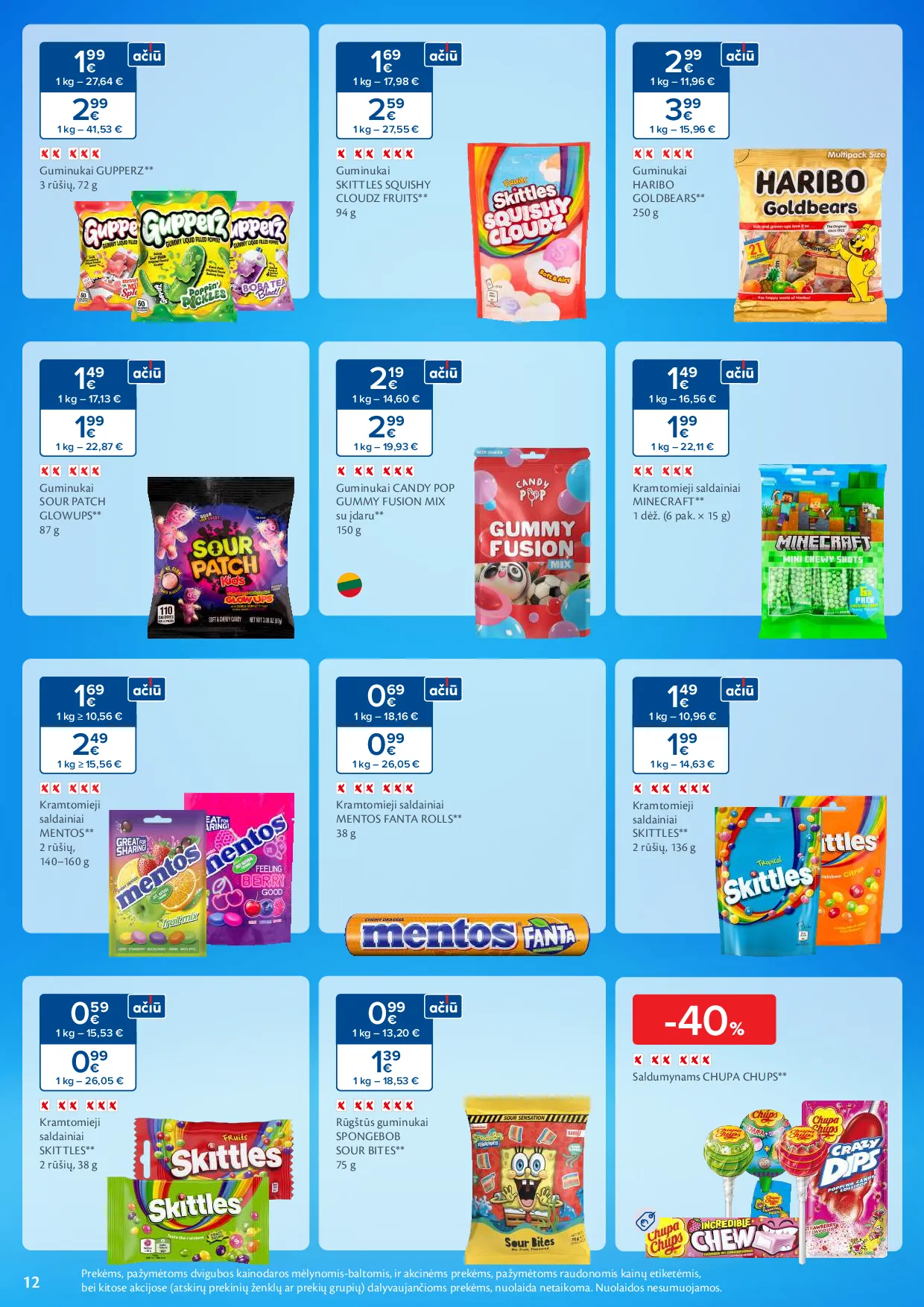 Maxima saldumynų ir užkandžių mėnuo – 12 psl.