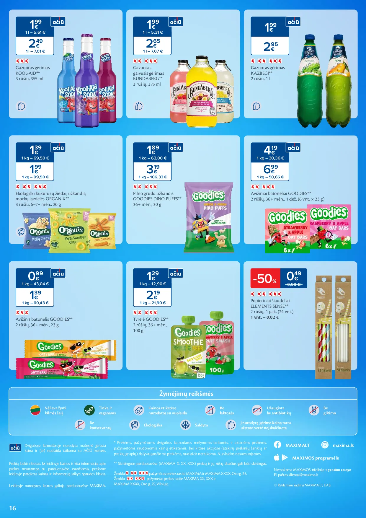 Maxima saldumynų ir užkandžių mėnuo – 16 psl.
