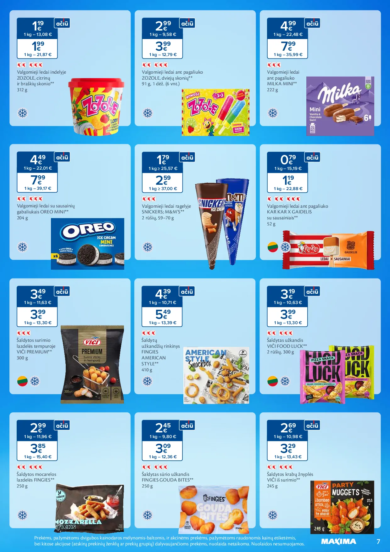 Maxima saldumynų ir užkandžių mėnuo – 7 psl.