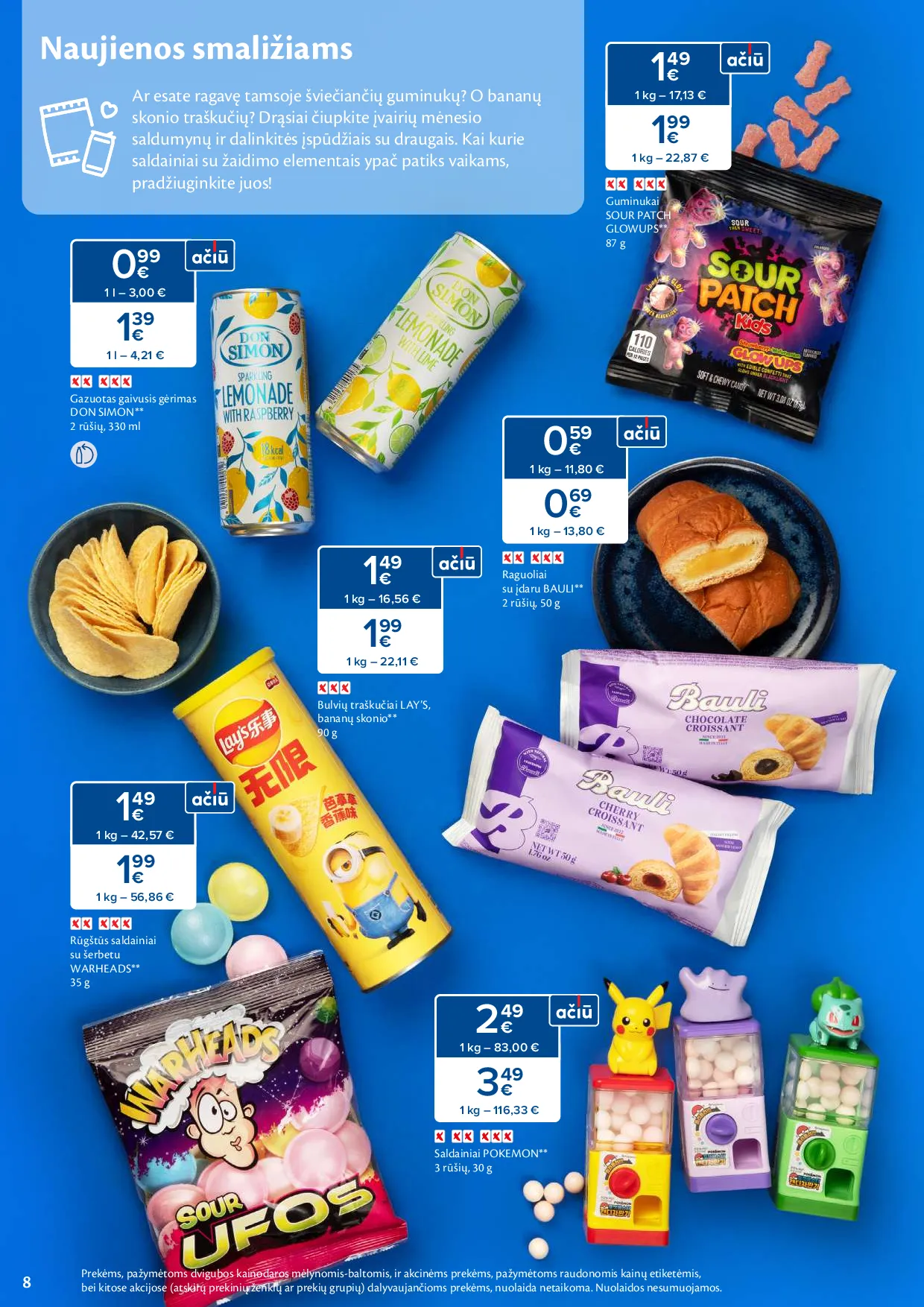 Maxima saldumynų ir užkandžių mėnuo – 8 psl.