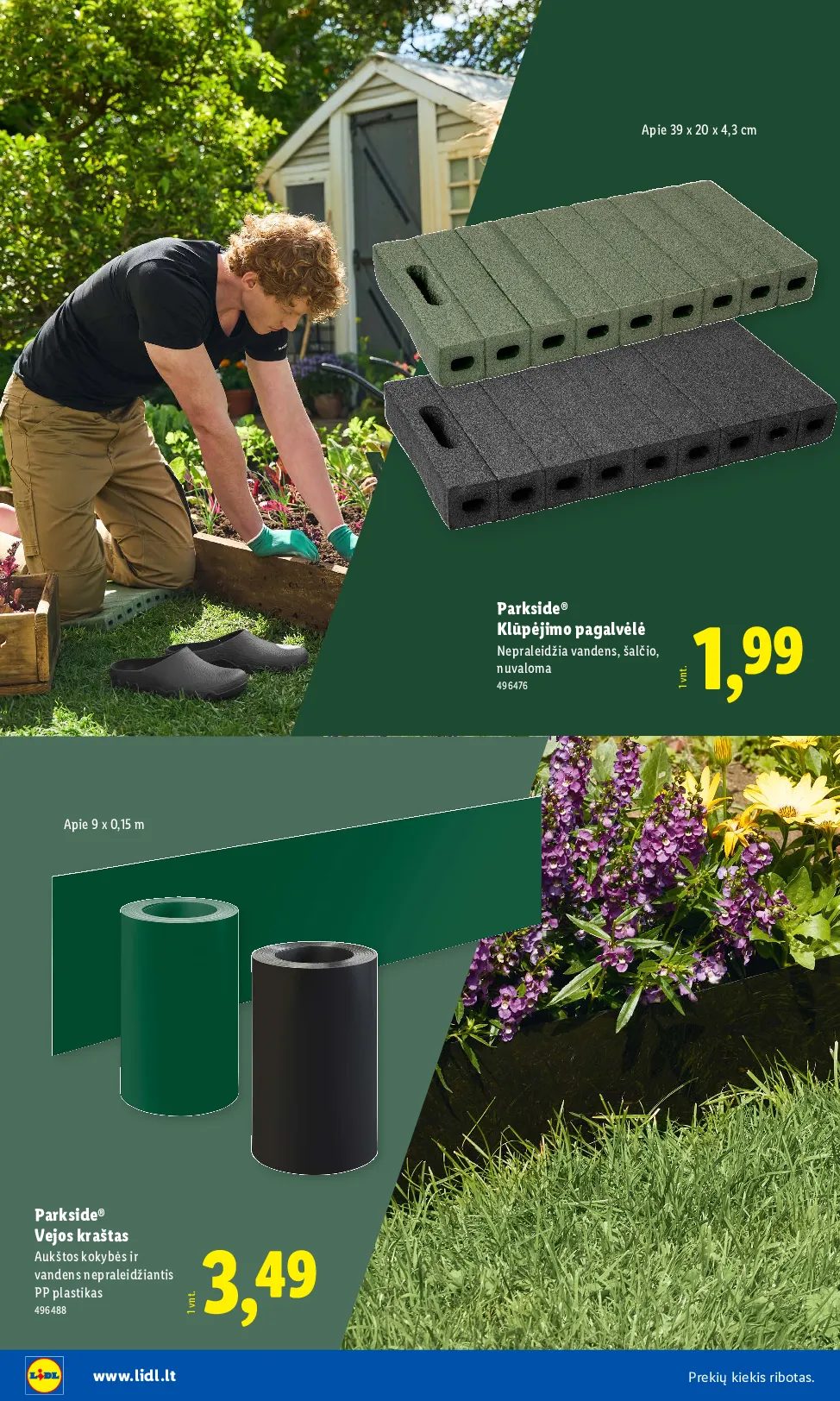 Lidl sodui valio – 20 psl.