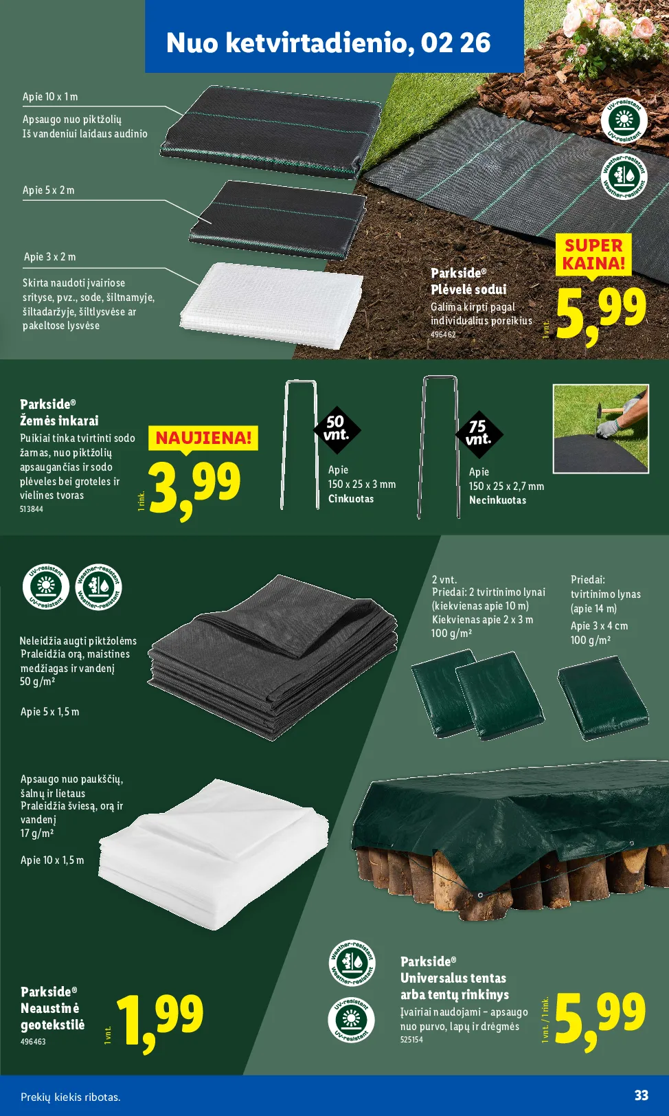 Lidl sodui valio – 21 psl.