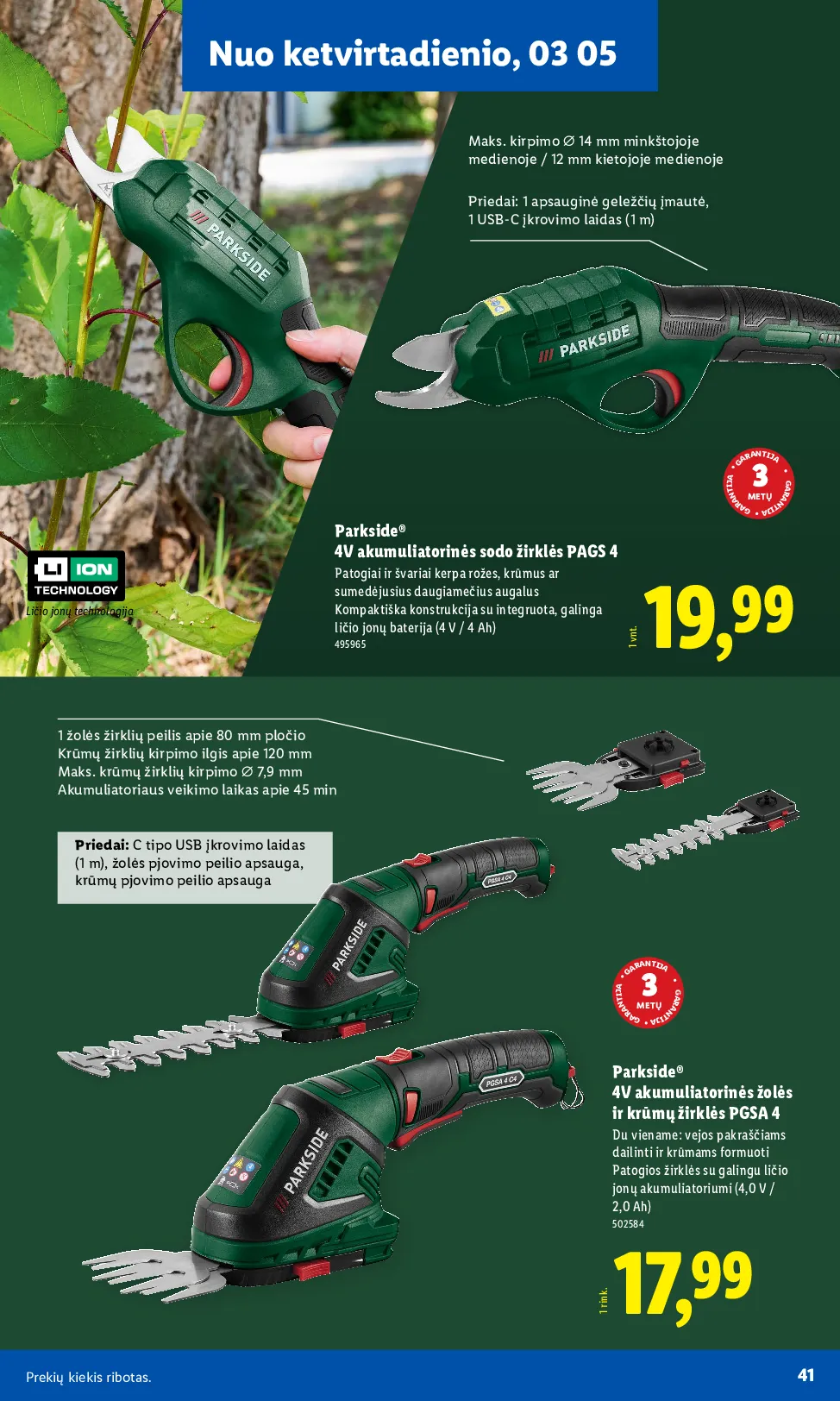 Lidl sodui valio – 29 psl.