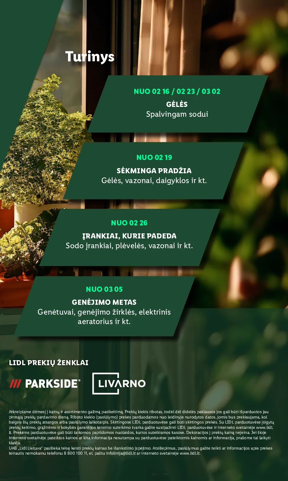 Lidl sodui valio – 3 psl.