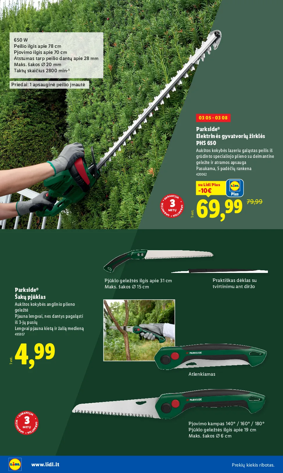 Lidl sodui valio – 30 psl.