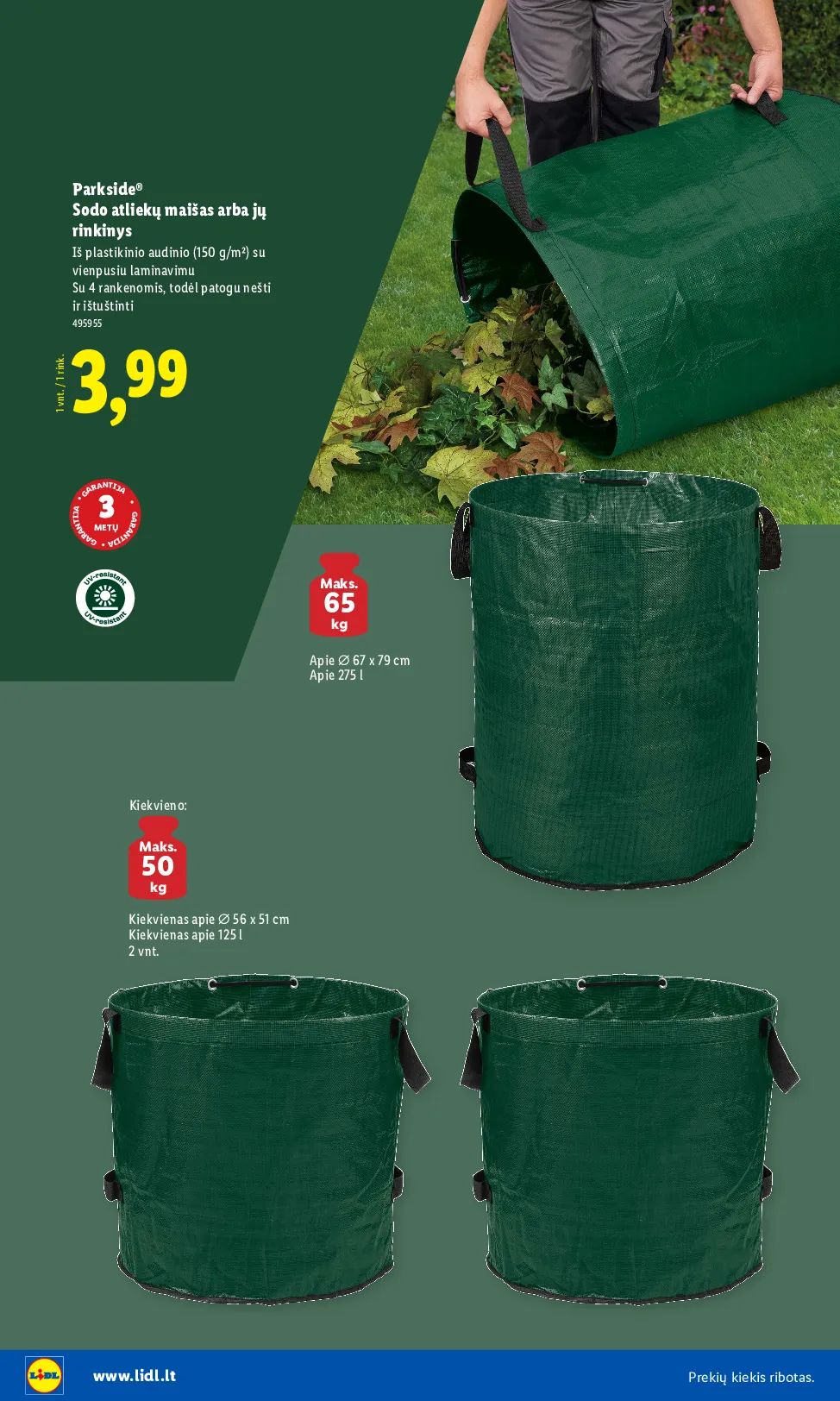 Lidl sodui valio – 32 psl.