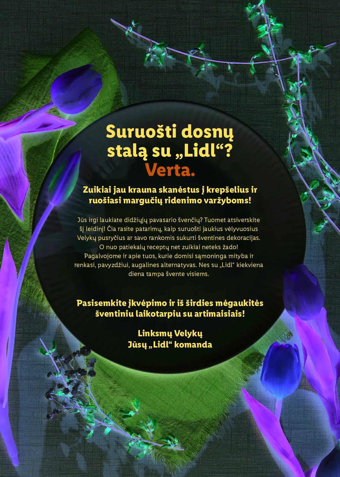 Lidl Velykinis prekių katalogas – 2 psl.