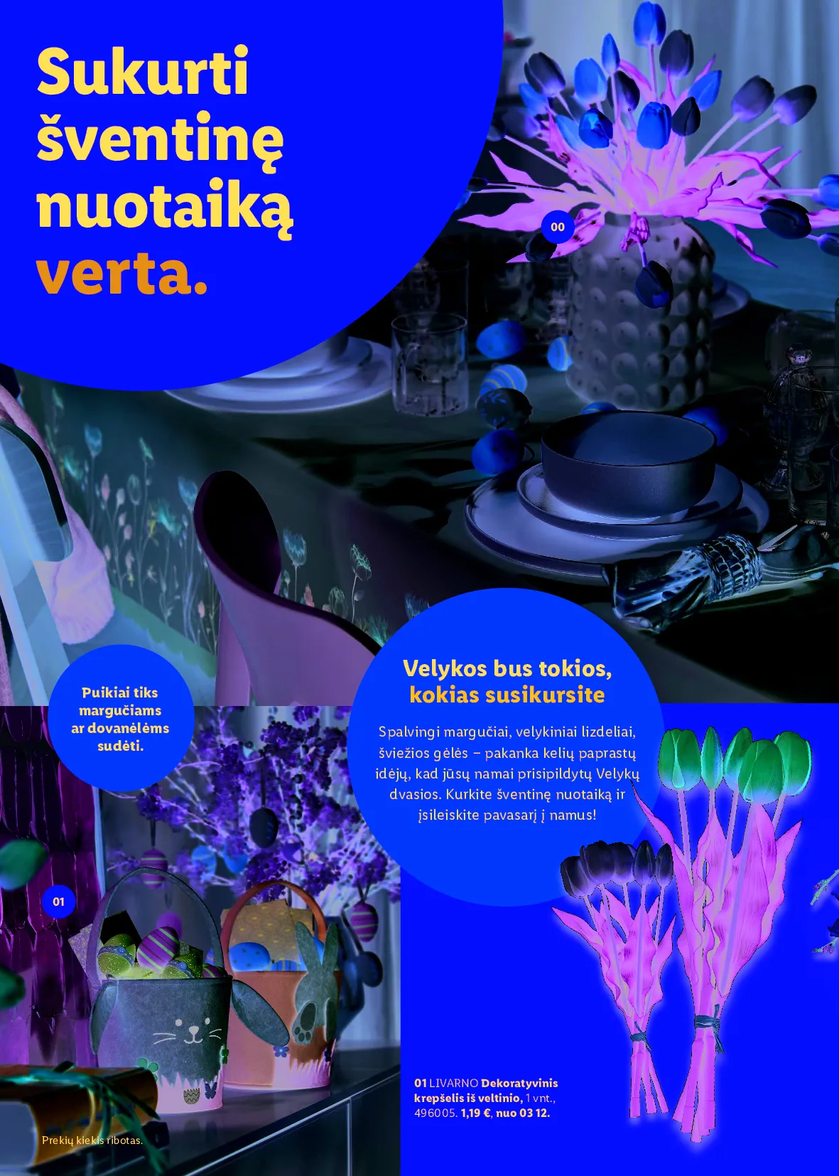 Lidl Velykinis prekių katalogas – 22 psl.