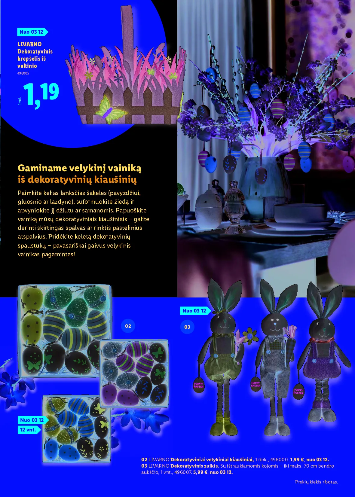 Lidl Velykinis prekių katalogas – 23 psl.