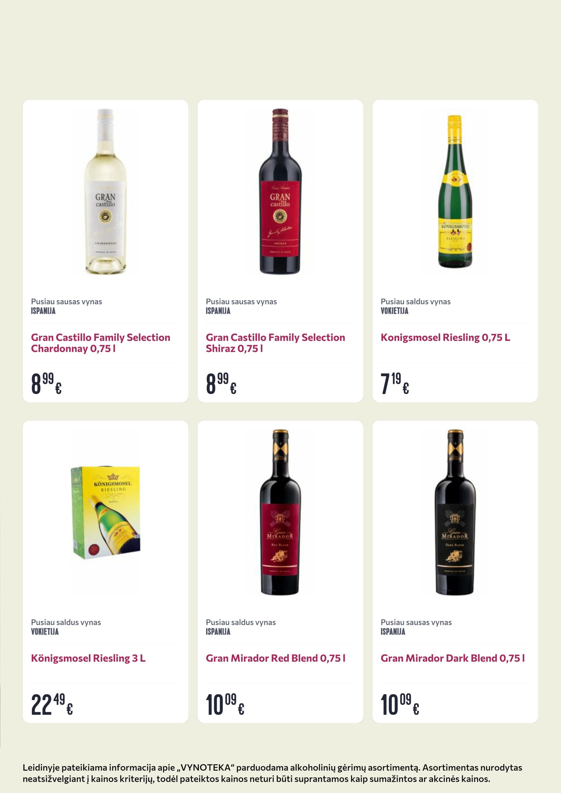 Vynoteka akcijos šią savaitę. Galioja nuo 2026-03-23 iki 2026-04-05 – 10 psl.