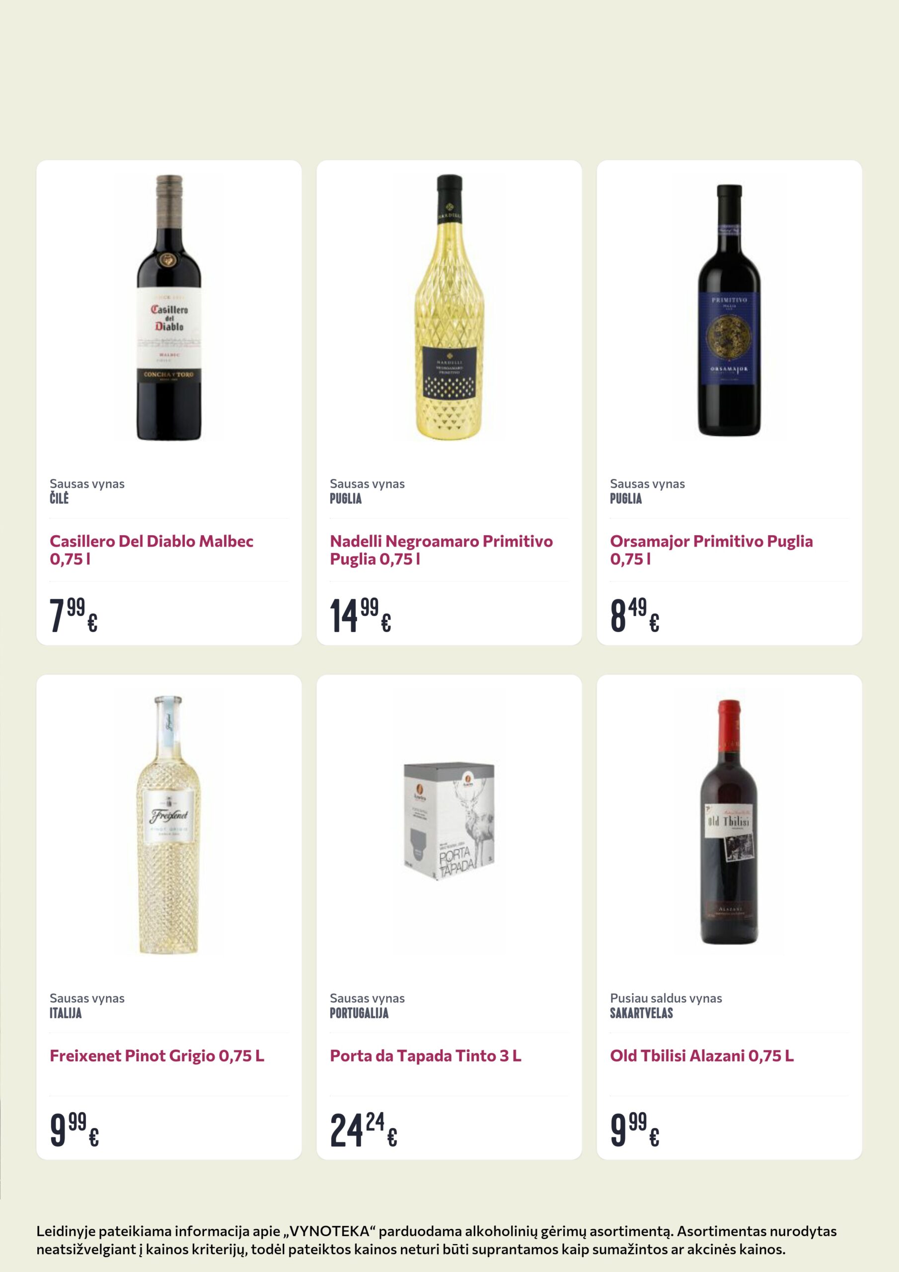 Vynoteka akcijos šią savaitę. Galioja nuo 2026-03-23 iki 2026-04-05 – 7 psl.