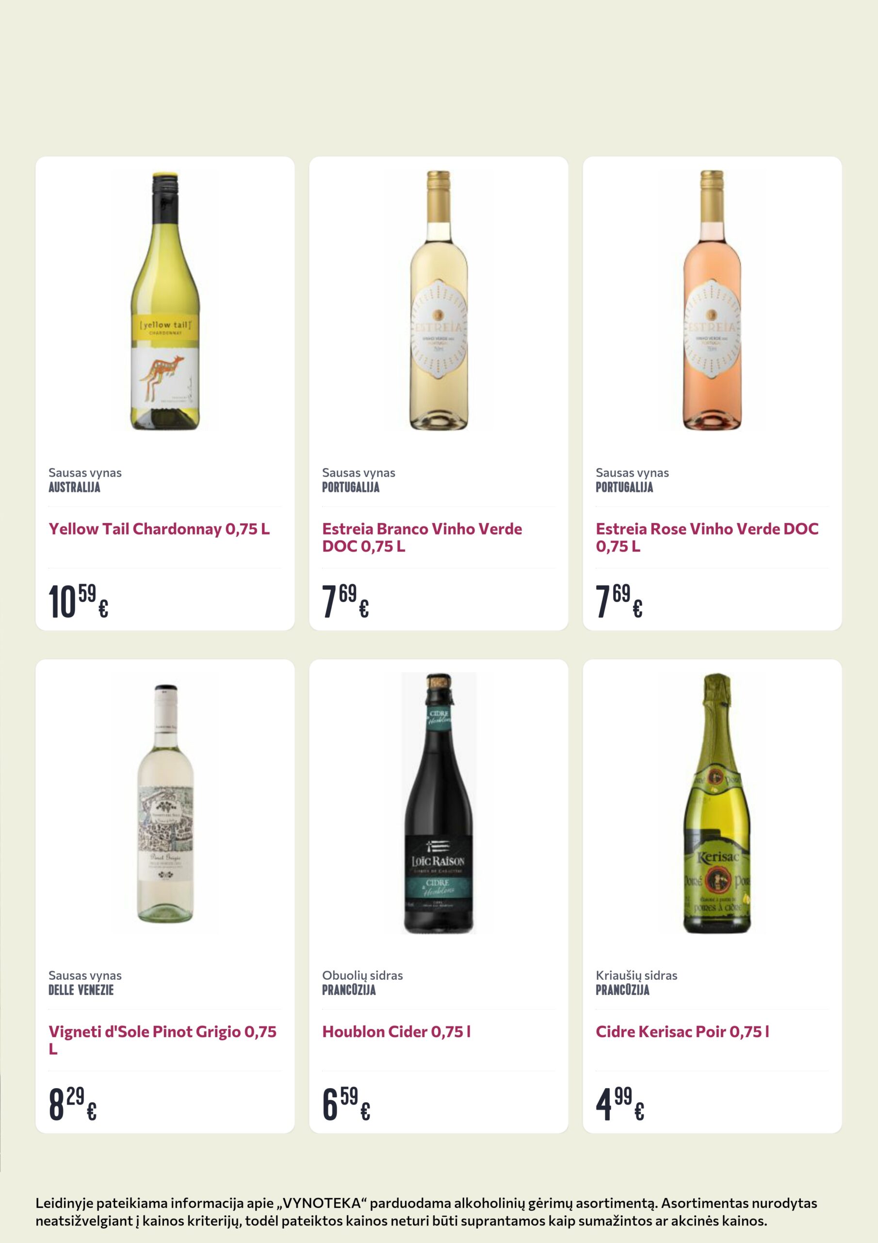 Vynoteka akcijos šią savaitę. Galioja nuo 2026-03-23 iki 2026-04-05 – 5 psl.