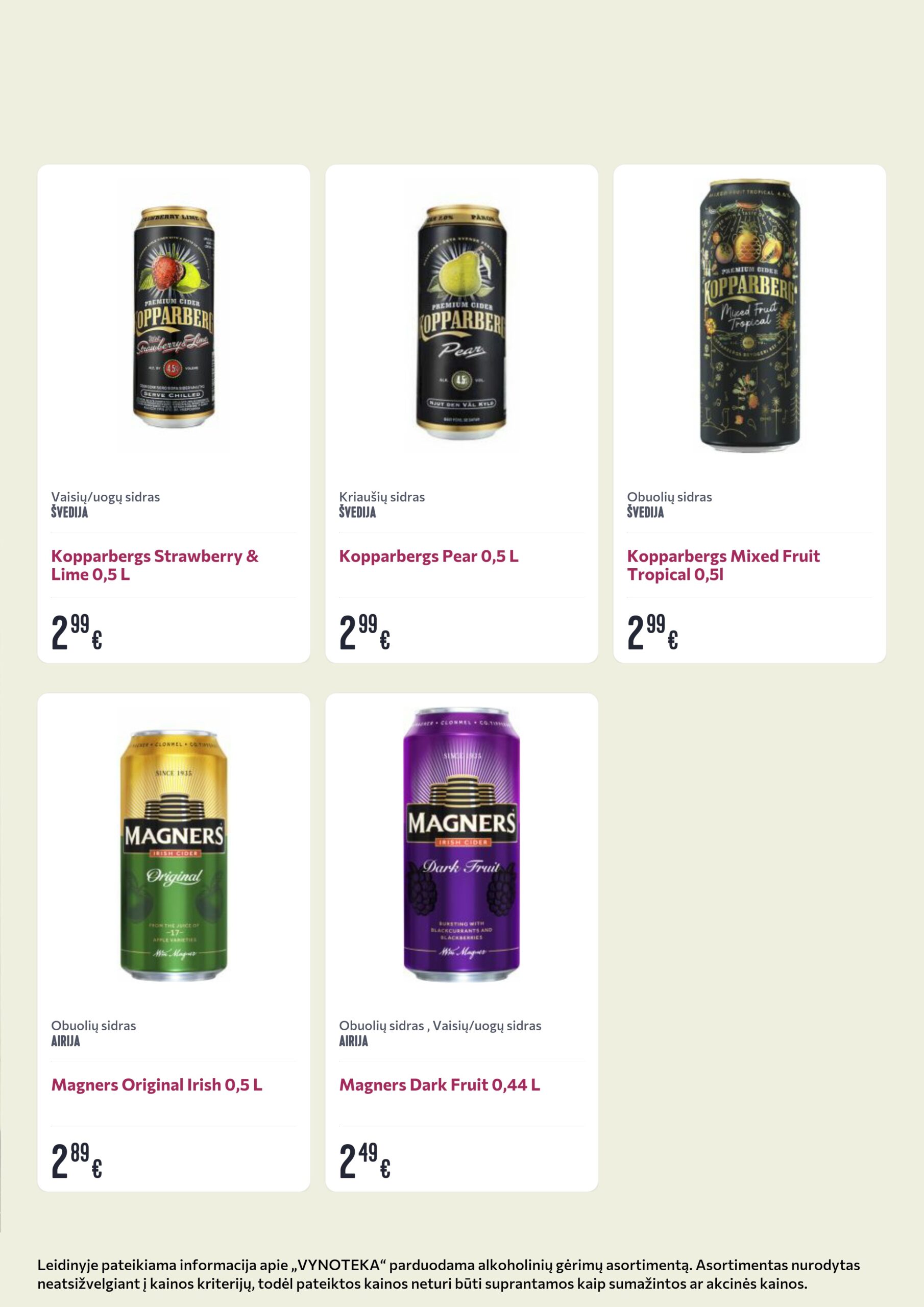 Vynoteka akcijos šią savaitę. Galioja nuo 2026-03-23 iki 2026-04-05 – 4 psl.
