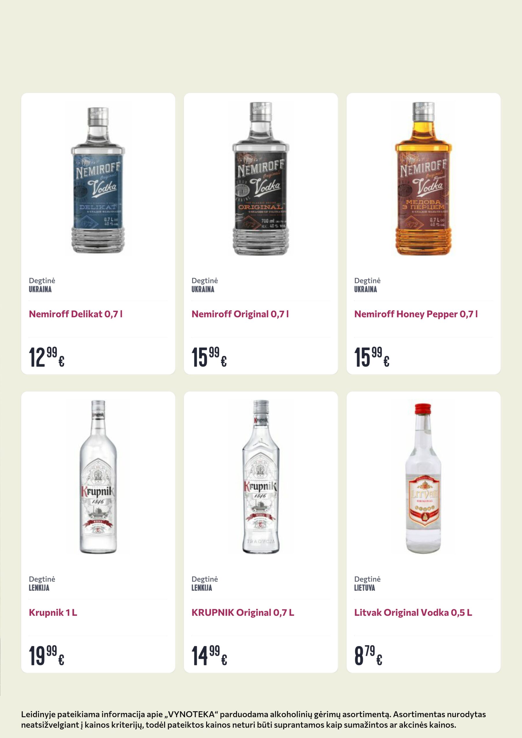Vynoteka akcijos šią savaitę. Galioja nuo 2026-03-23 iki 2026-04-05 – 20 psl.