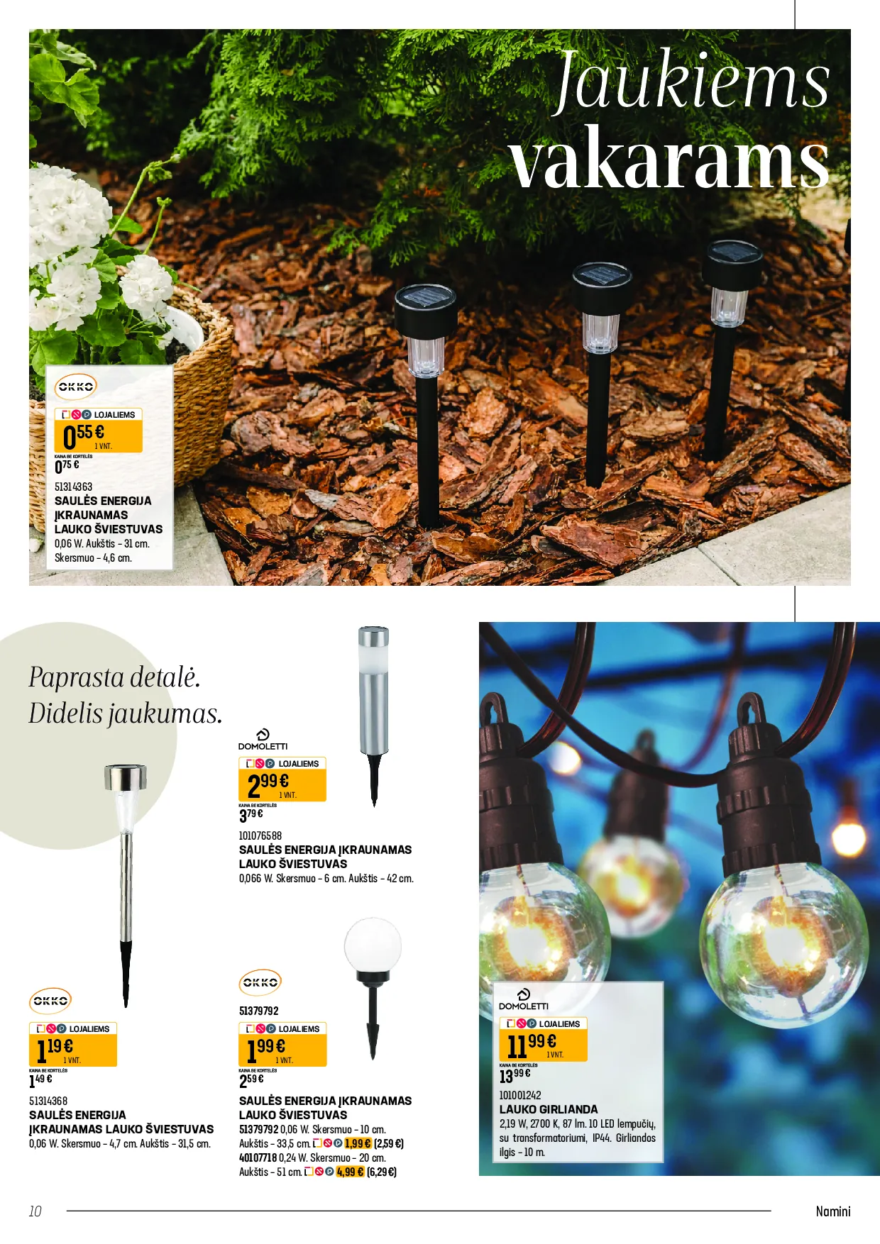 Senukai Namini Garden – 10 psl.