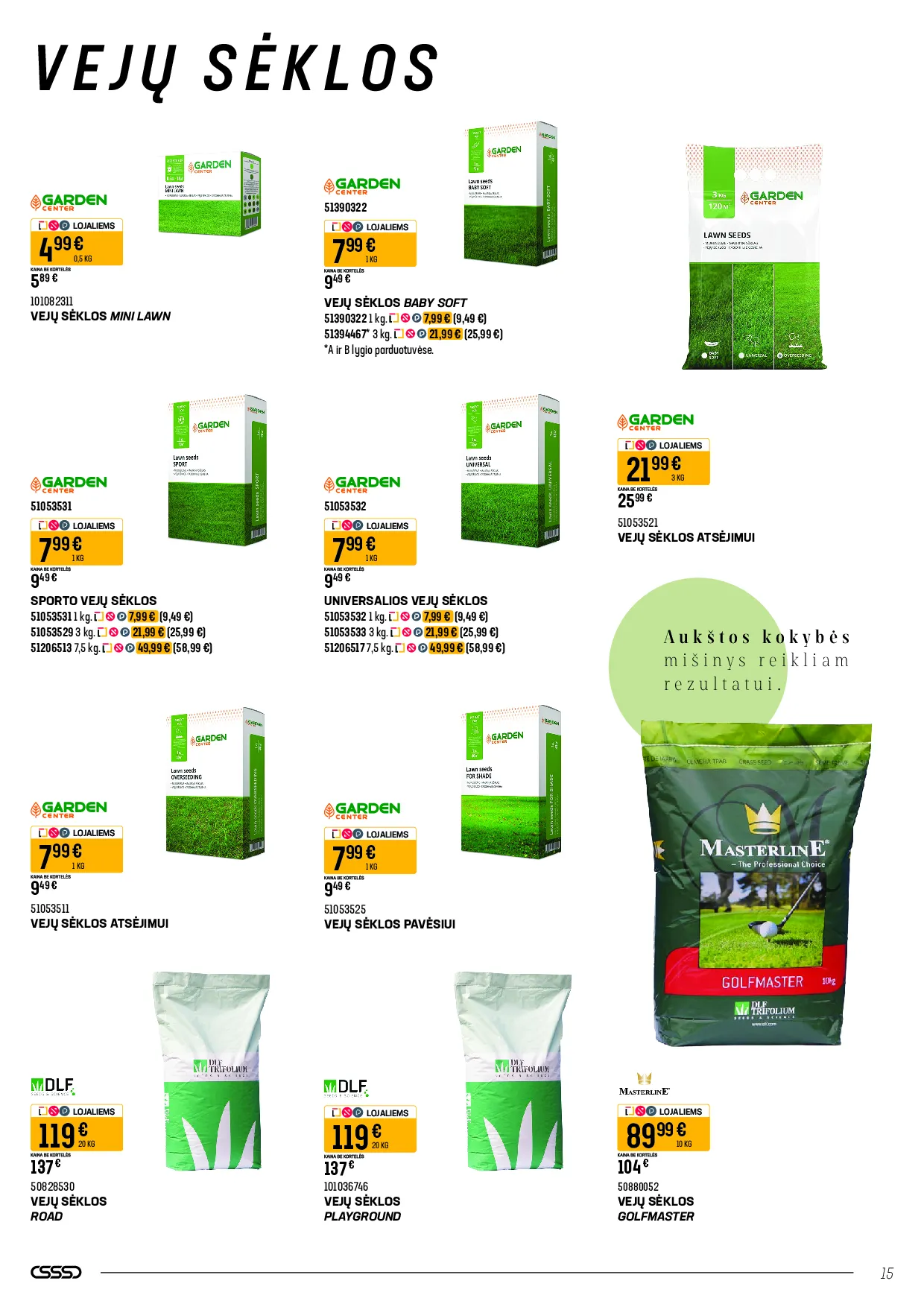 Senukai Namini Garden – 15 psl.