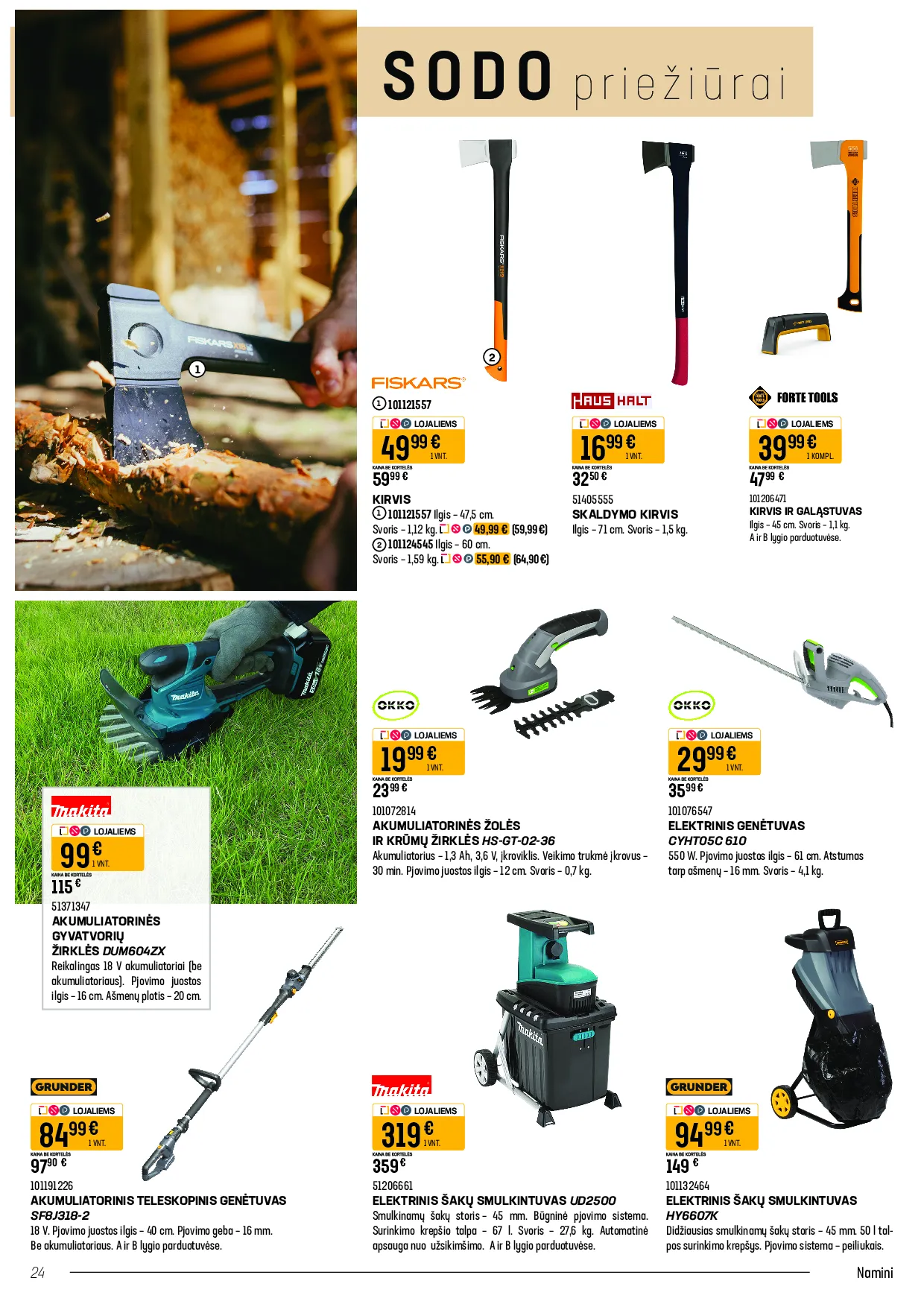 Senukai Namini Garden – 24 psl.